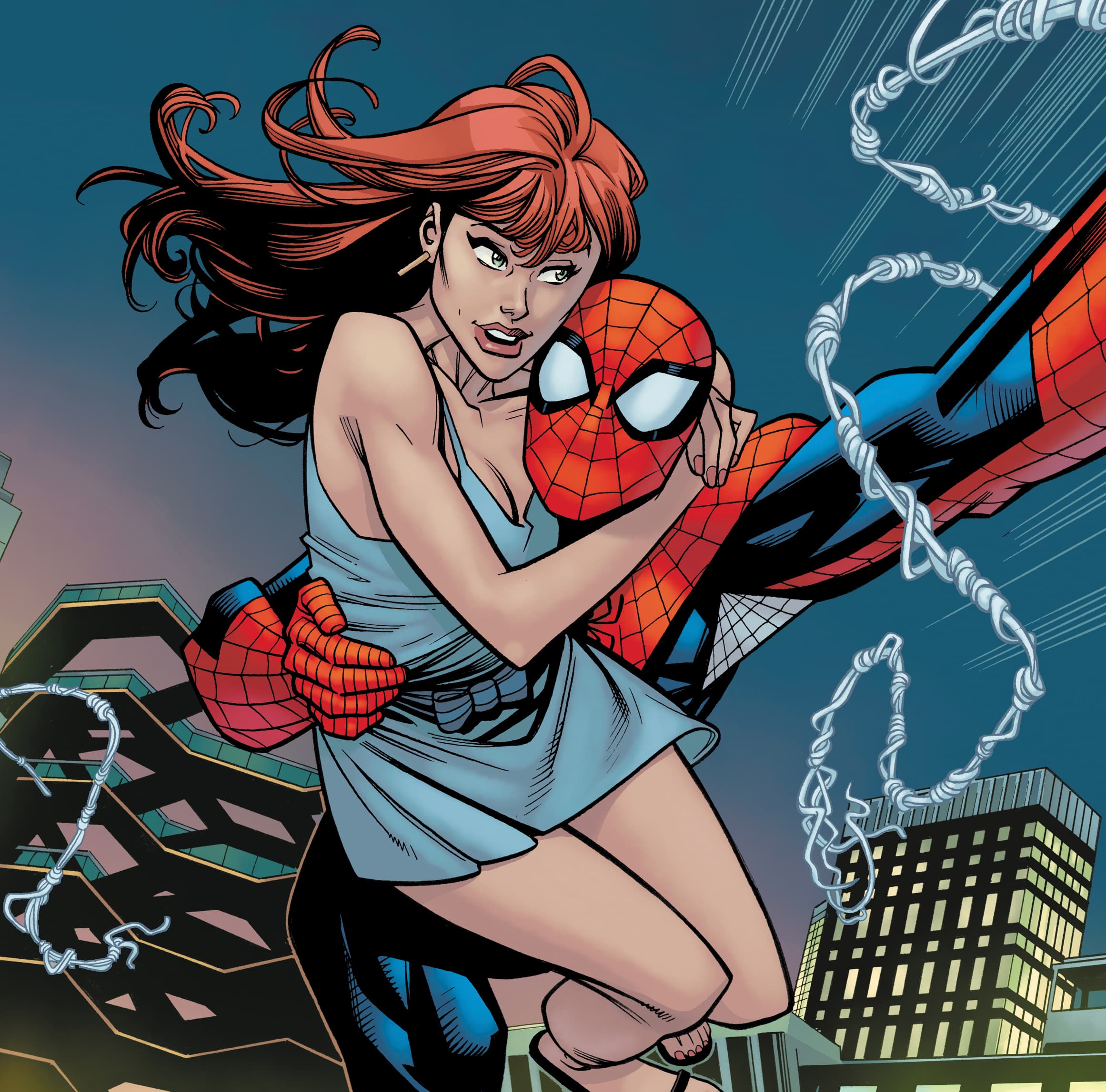 AMAZING SPIDER-MAN #24 Interior art by Ran Ottley with inks by Mark Morales and Cliff Rathburn, with colors by Nathan Fairbairn