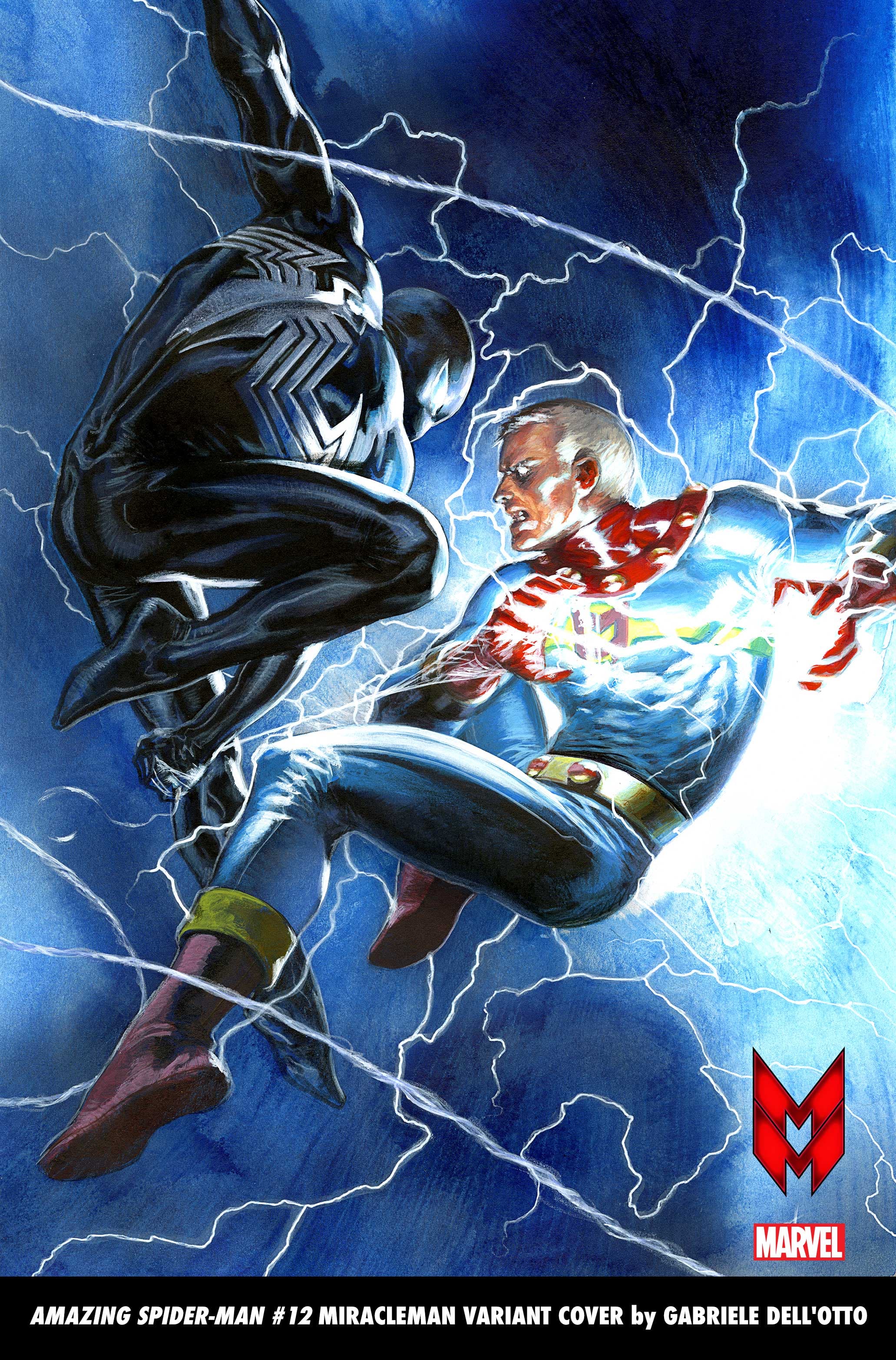 AMAZING SPIDER-MAN #12 MIRACLEMAN VARIANT COVER by GABRIELE DELL'OTTO, On Sale in October
