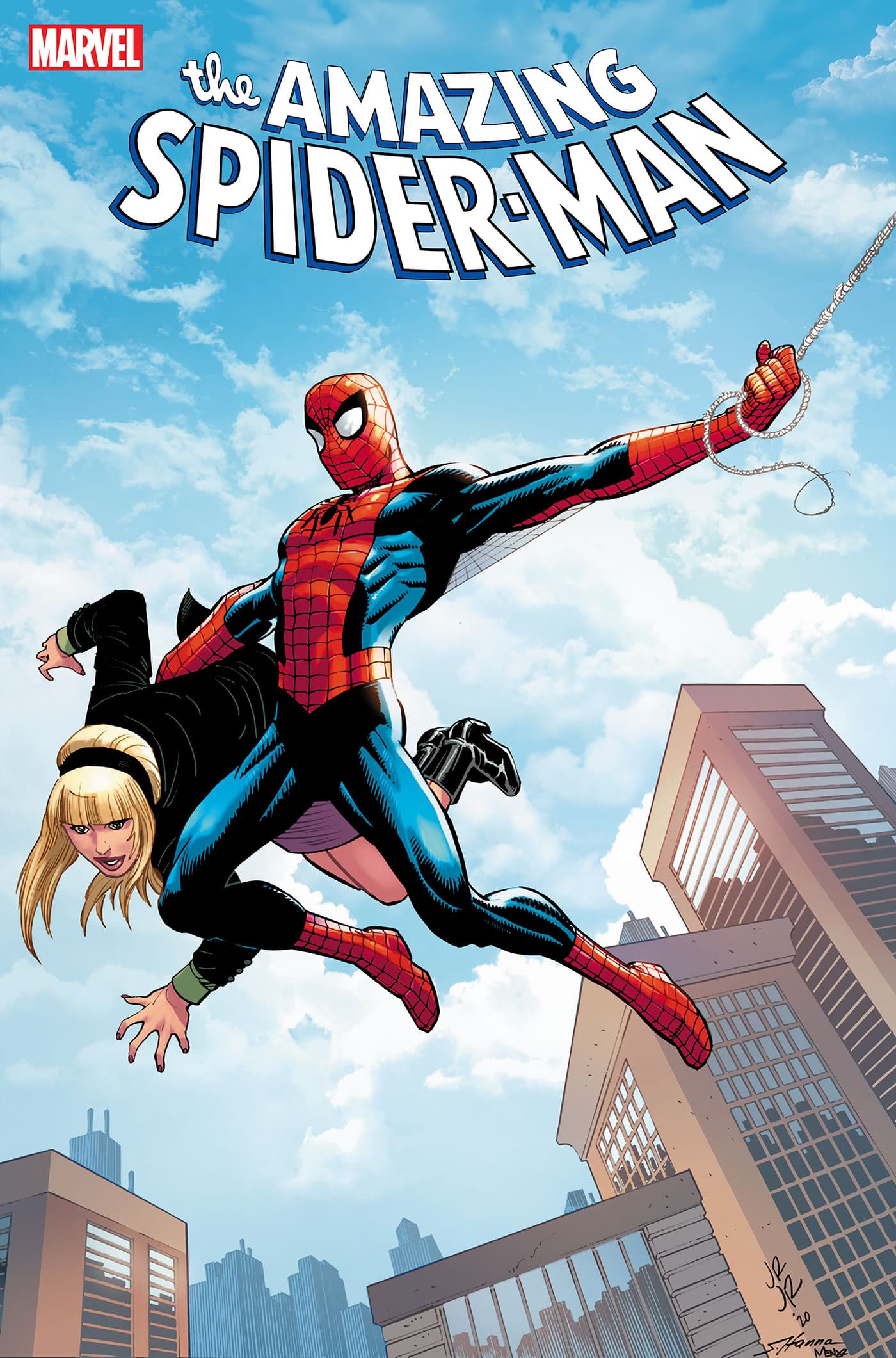 AMAZING SPIDER-MAN #25 Gwen Stacy Variant Cover by JOHN ROMITA JR.