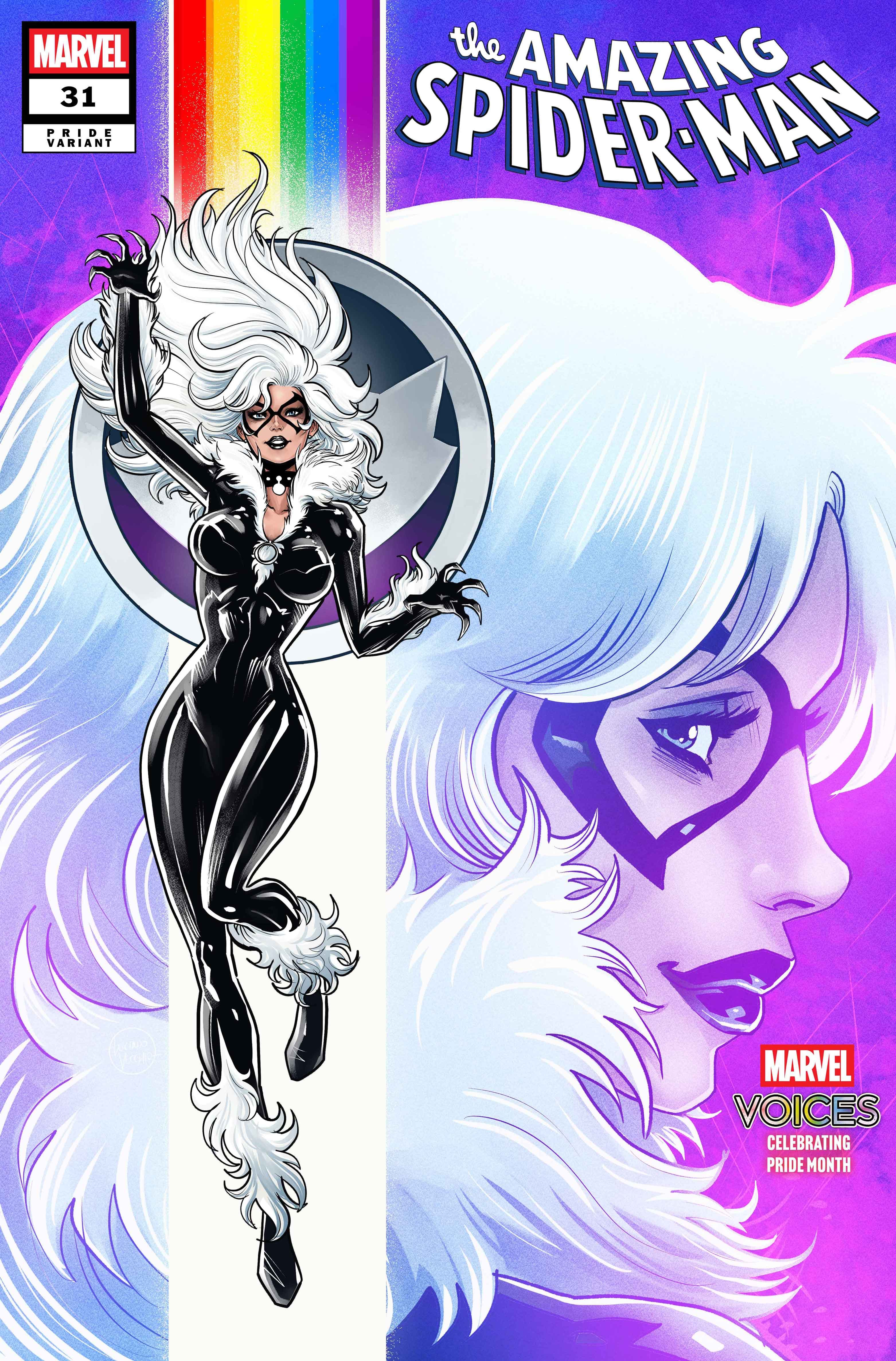 AMAZING SPIDER-MAN #31 PRIDE VARIANT COVER BY LUCIANO VECCHIO