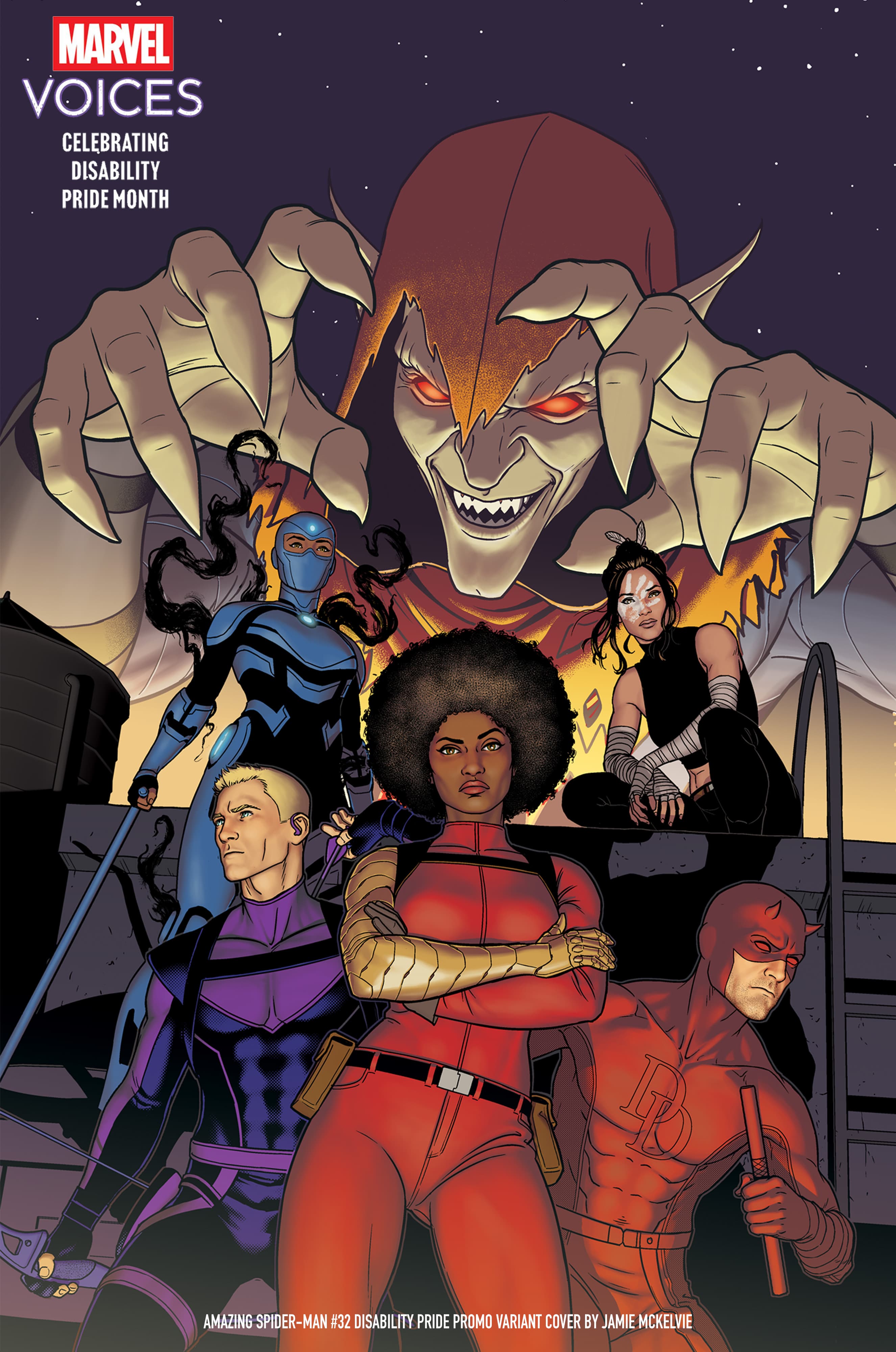 AMAZING SPIDER-MAN #32 Disability Pride Promo Cover by Jamie McKelvie