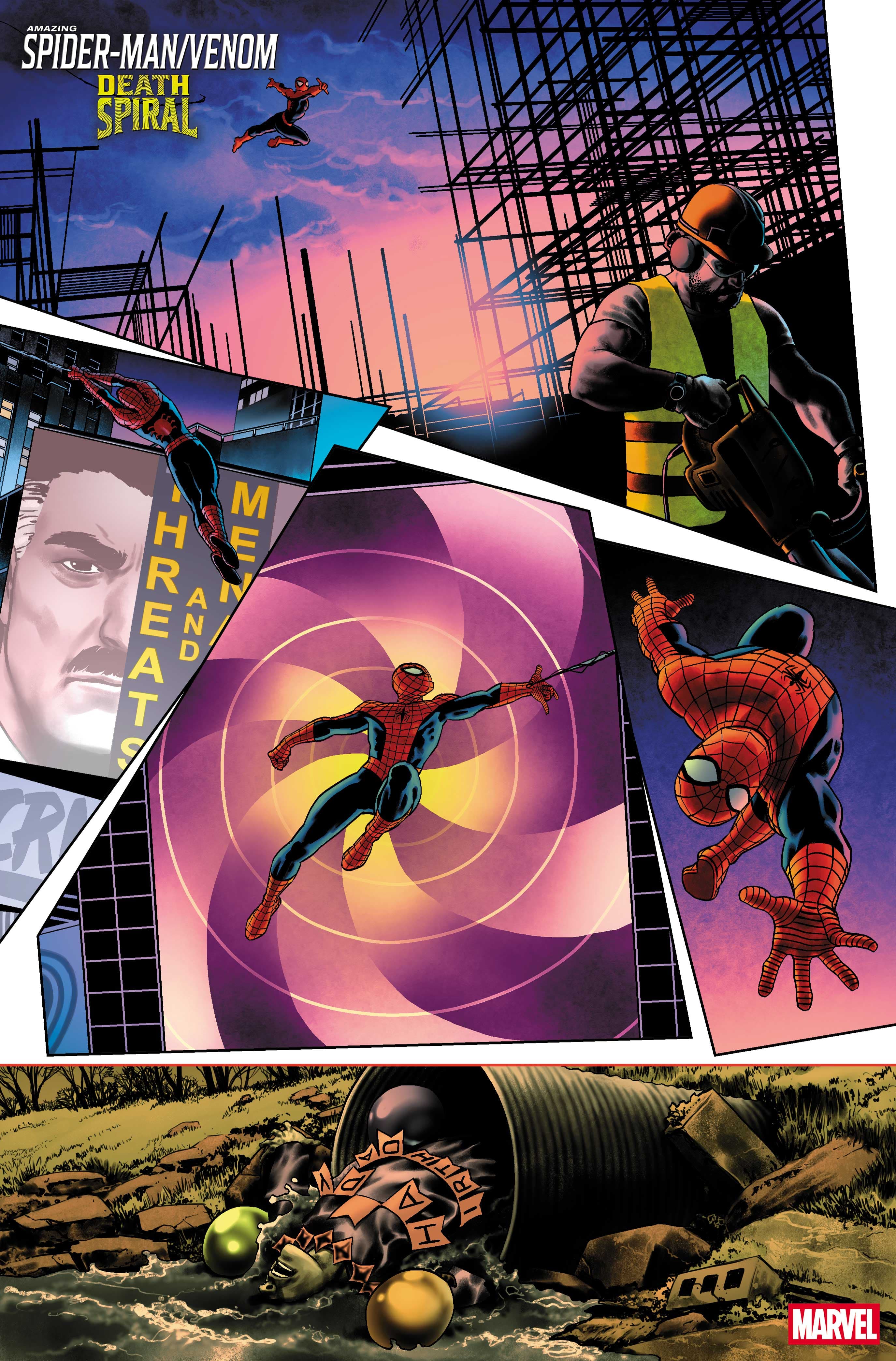 AMAZING SPIDER-MAN/VENOM: DEATH SPIRAL #1 by Al Ewing, Charles Soule, Joe Kelly, and Jesús Saiz