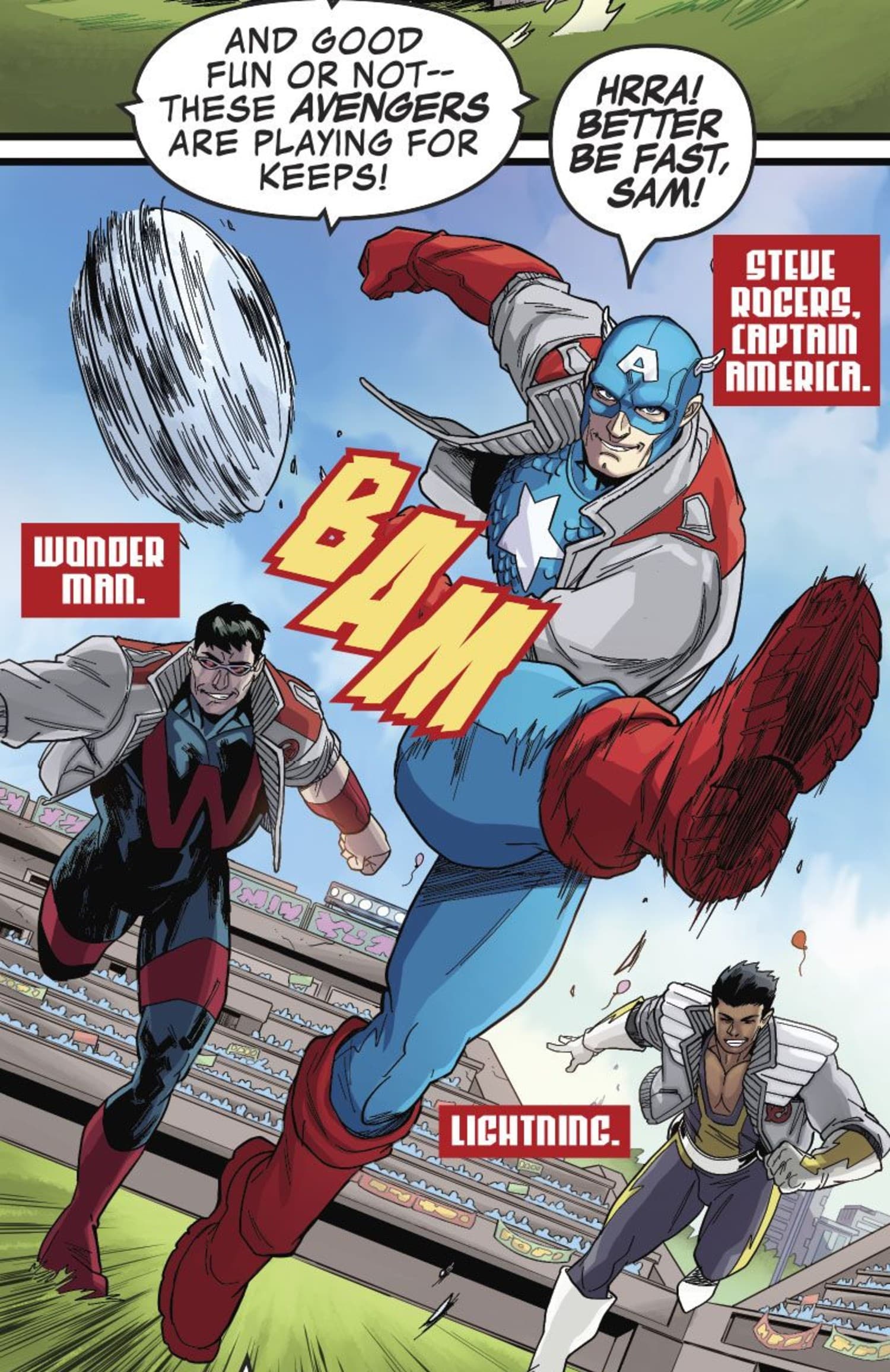 ASTONISHING AVENGERS INFINITY COMIC (2025) #1 panel by Steve Orlando and Francesco Archidiacono