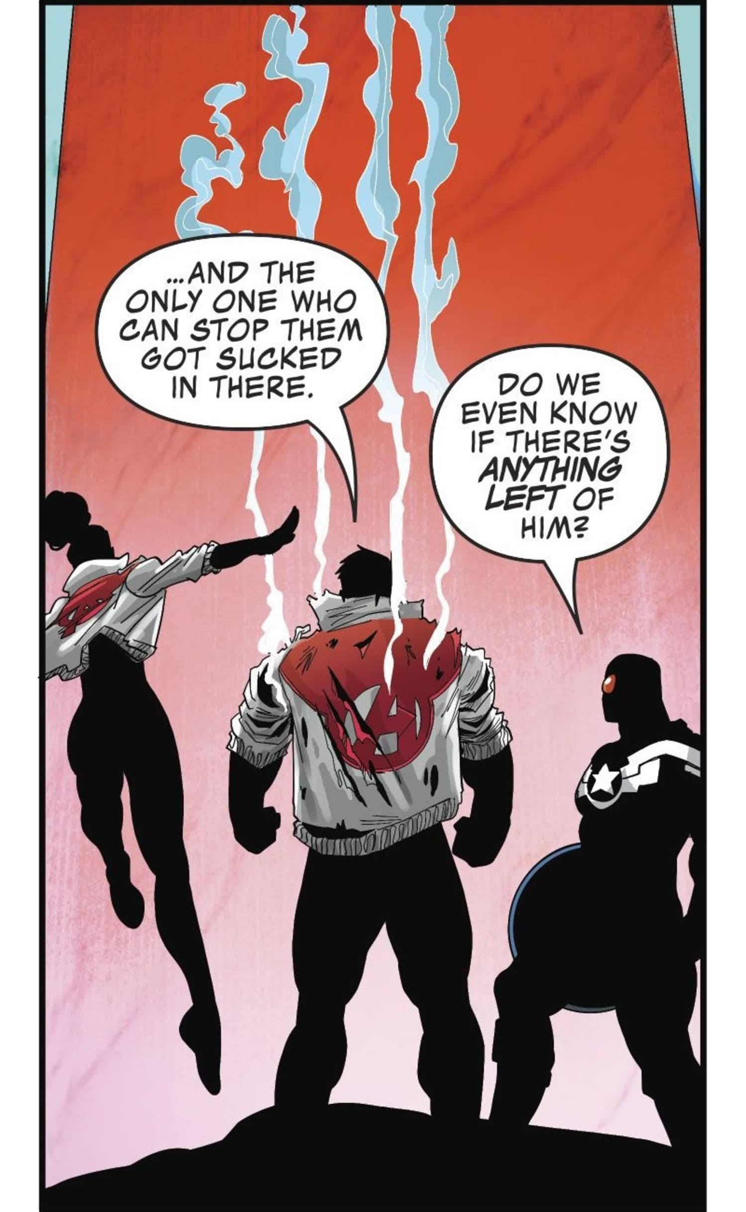 ASTONISHING AVENGERS INFINITY COMIC (2025) #3 panel by Steve Orlando and Francesco Archidiacono