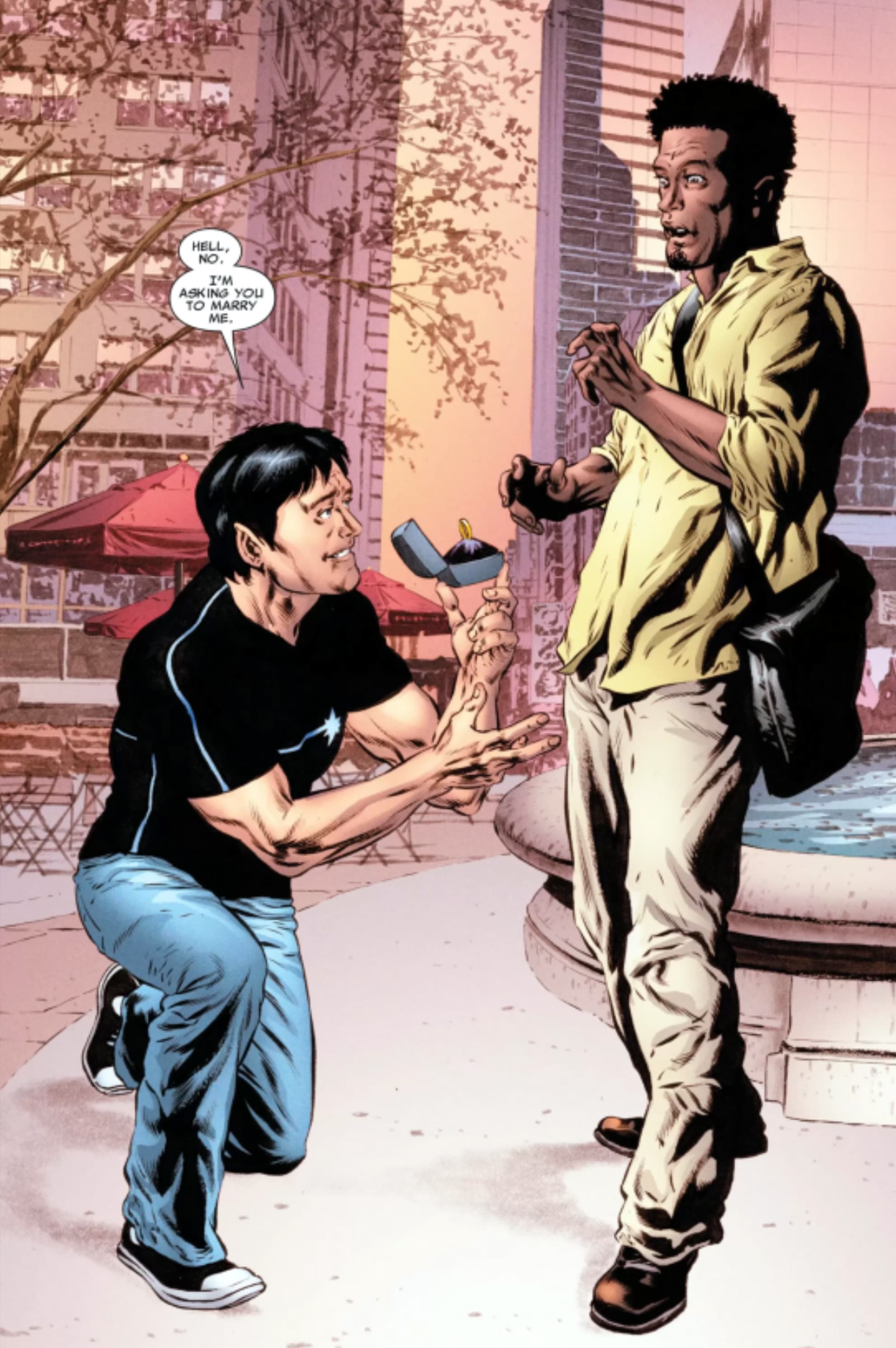 ASTONISHING X-MEN (2004) #50 artwork by Mike Perkins and Andy Troy