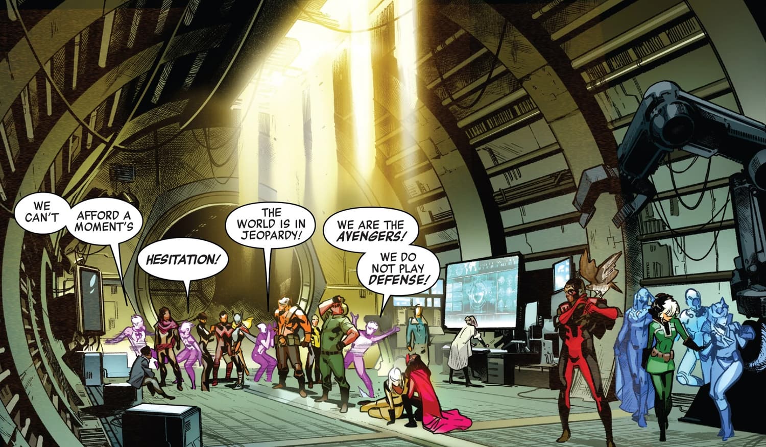 AVENGERS (2016) #677 artwork by Pepe Larraz and David Curiel