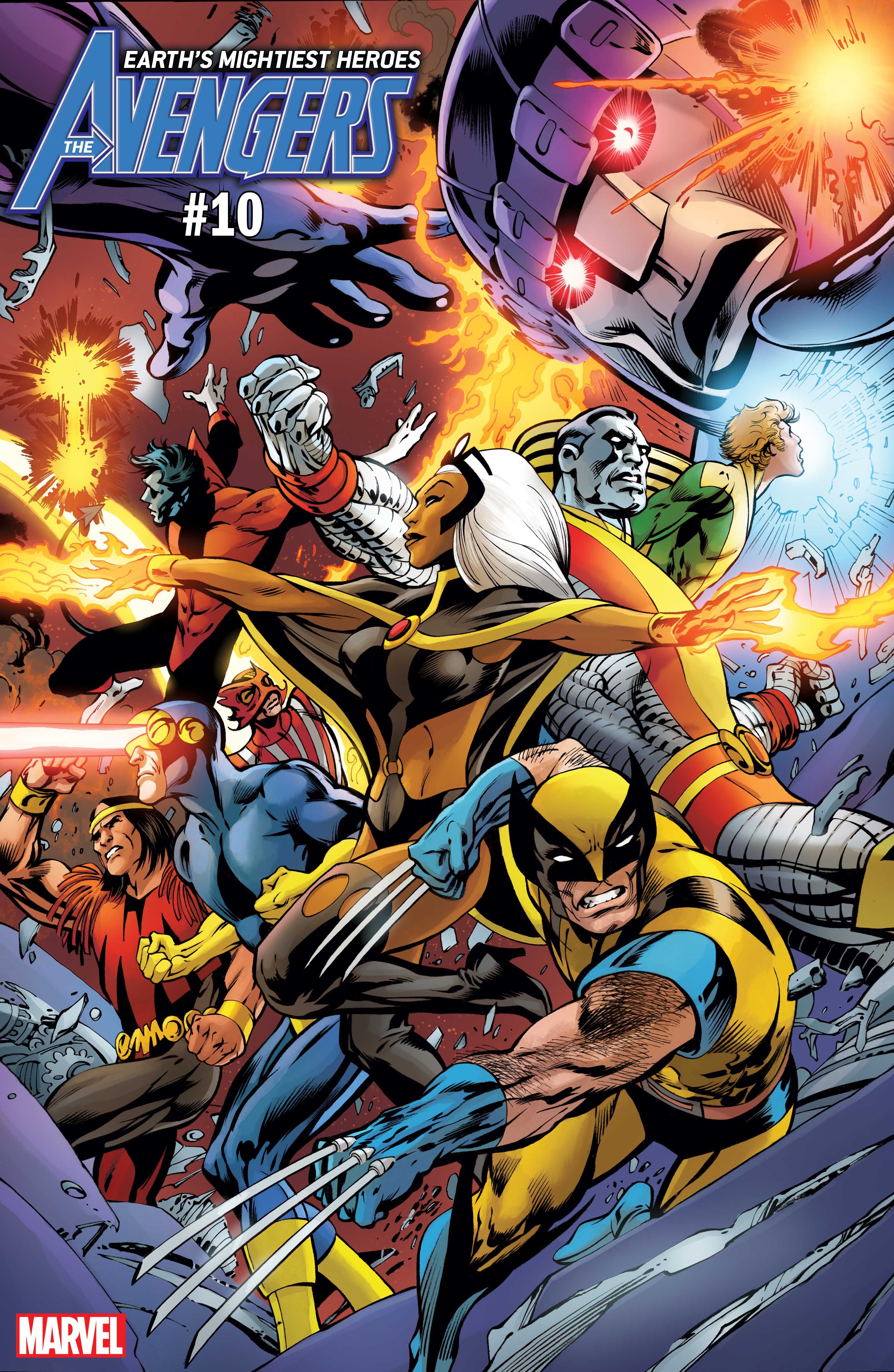 AVENGERS #10 / UNCANNY X-MEN VARIANT COVER by Alan Davis