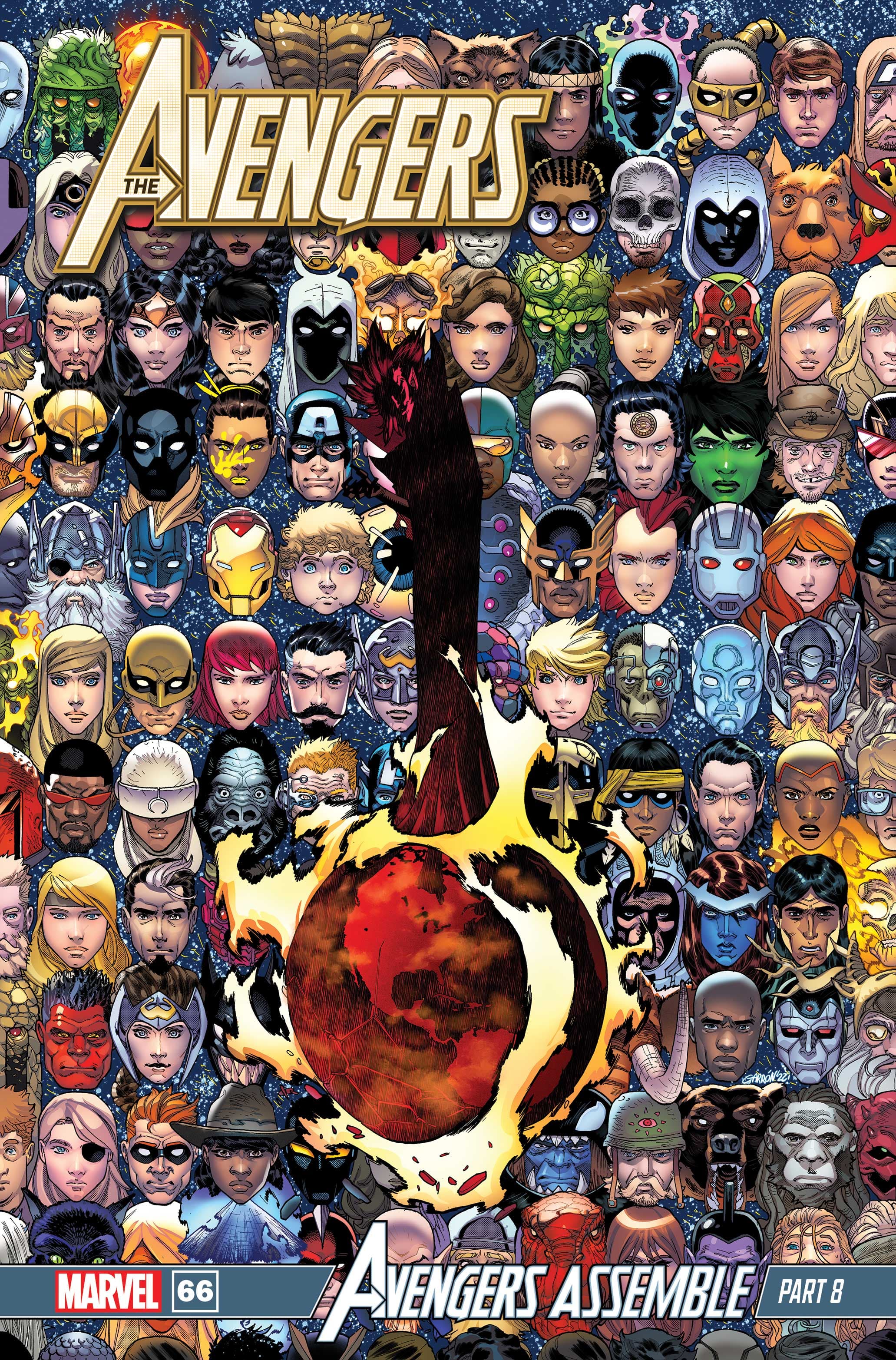 AVENGERS #66 Art and Cover by JAVIER GARRÓN