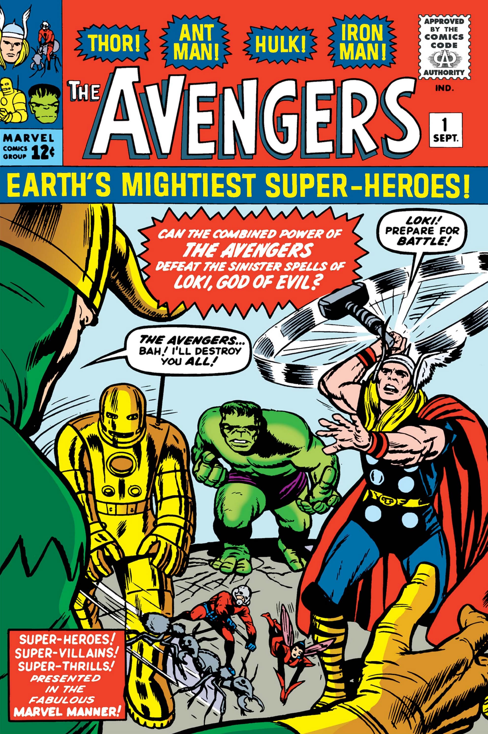 AVENGERS (1963) #1 Cover by Jack Kirby