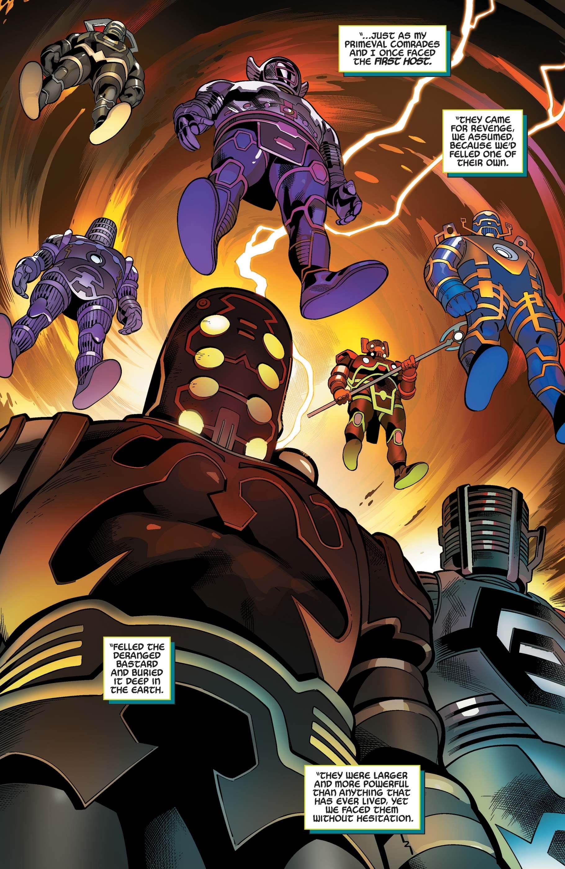The Mighty Odin recalls the First Host in AVENGERS (2018) #4