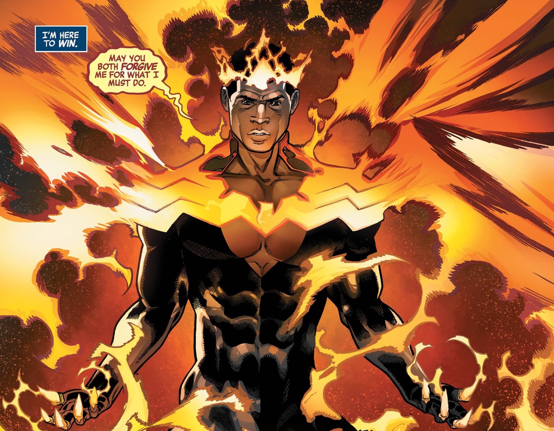 Black Panther with a dose of the Phoenix in AVENGERS (2018) #41.
