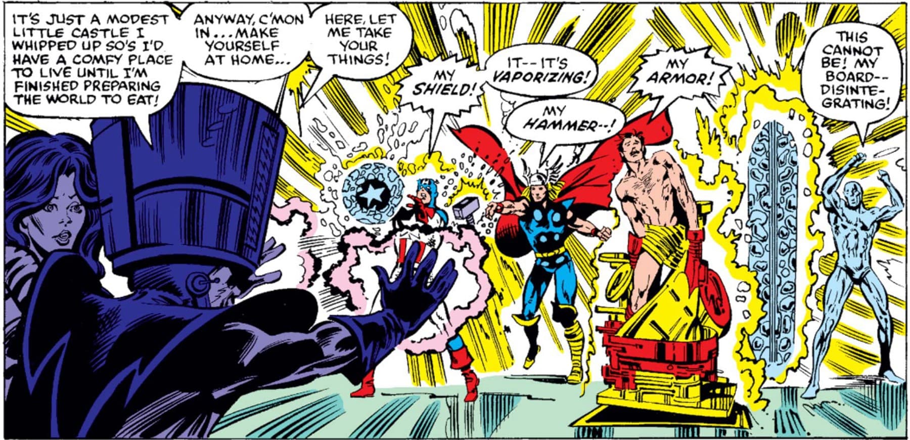 AVENGERS (1963) #215 panel by Jim Shooter, Alan Weiss, Dan Green, Christie Scheele, and Joe Rosen