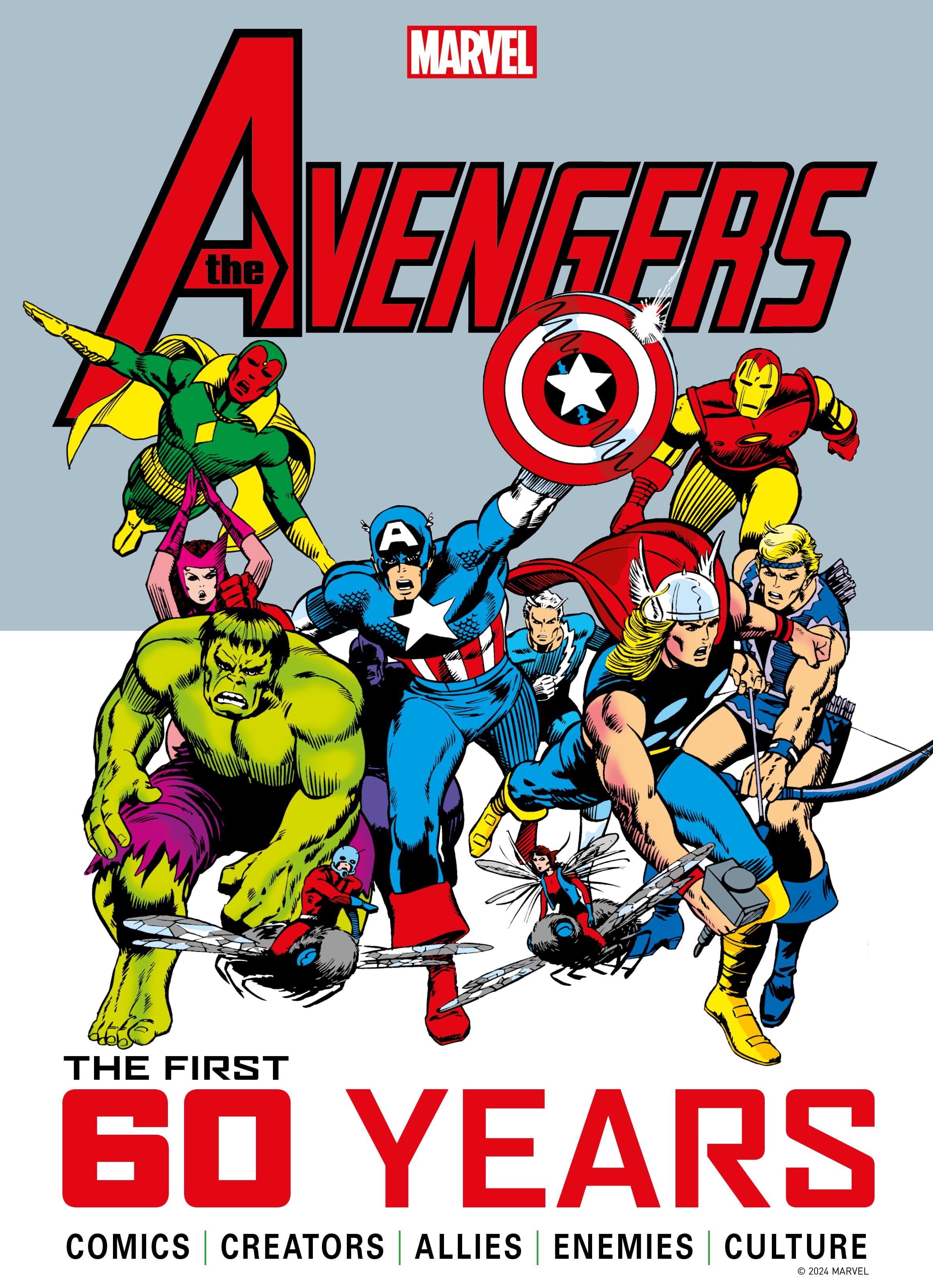 Marvel's Avengers: The First 60 Years Book Cover