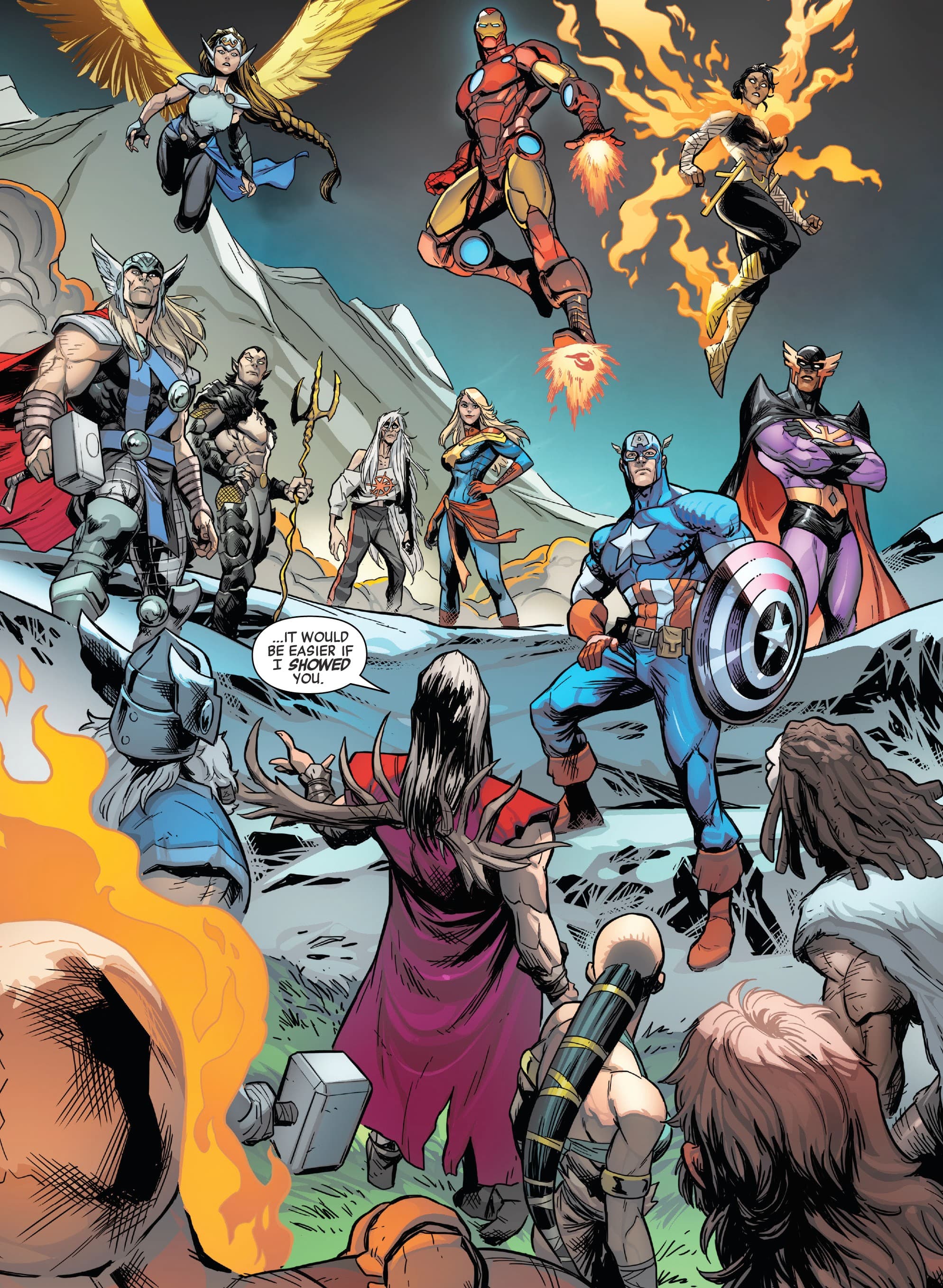 AVENGERS (2018) #62 panel by Jason Aaron and Ivan Fiorelli