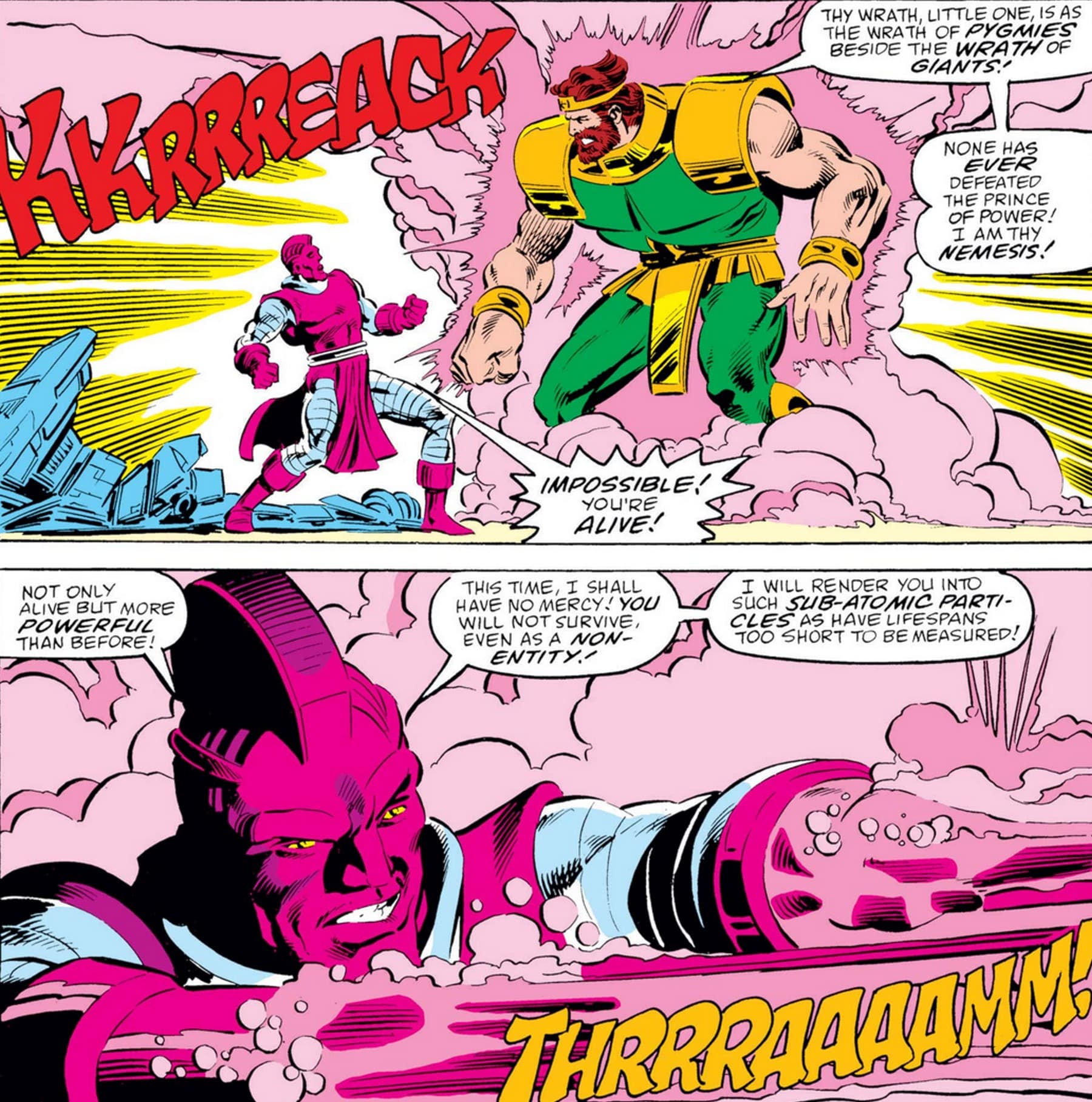 AVENGERS ANNUAL (1967) #17 page by Walt Simonson, Ron Lim, and Tony Dezuniga