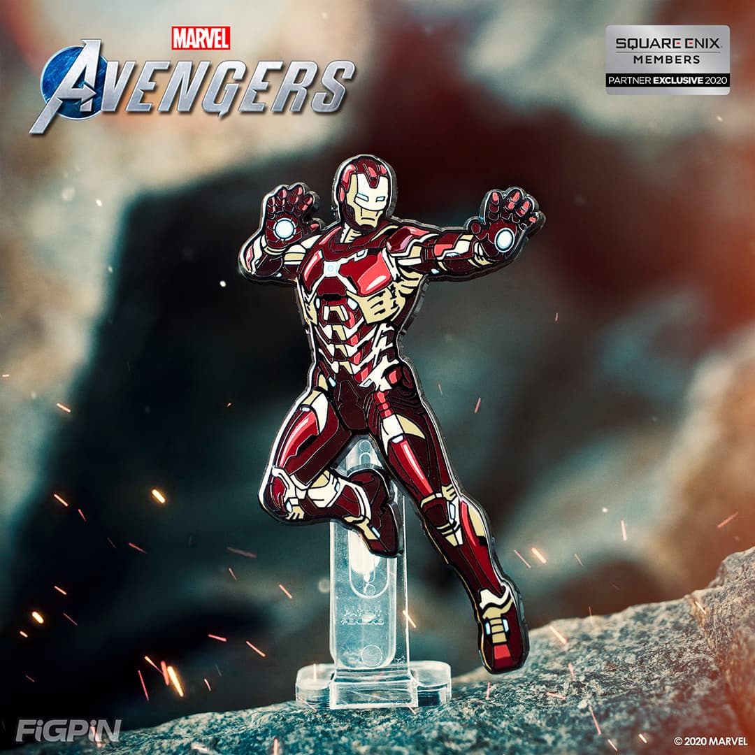Square Enix Iron Man Figpin