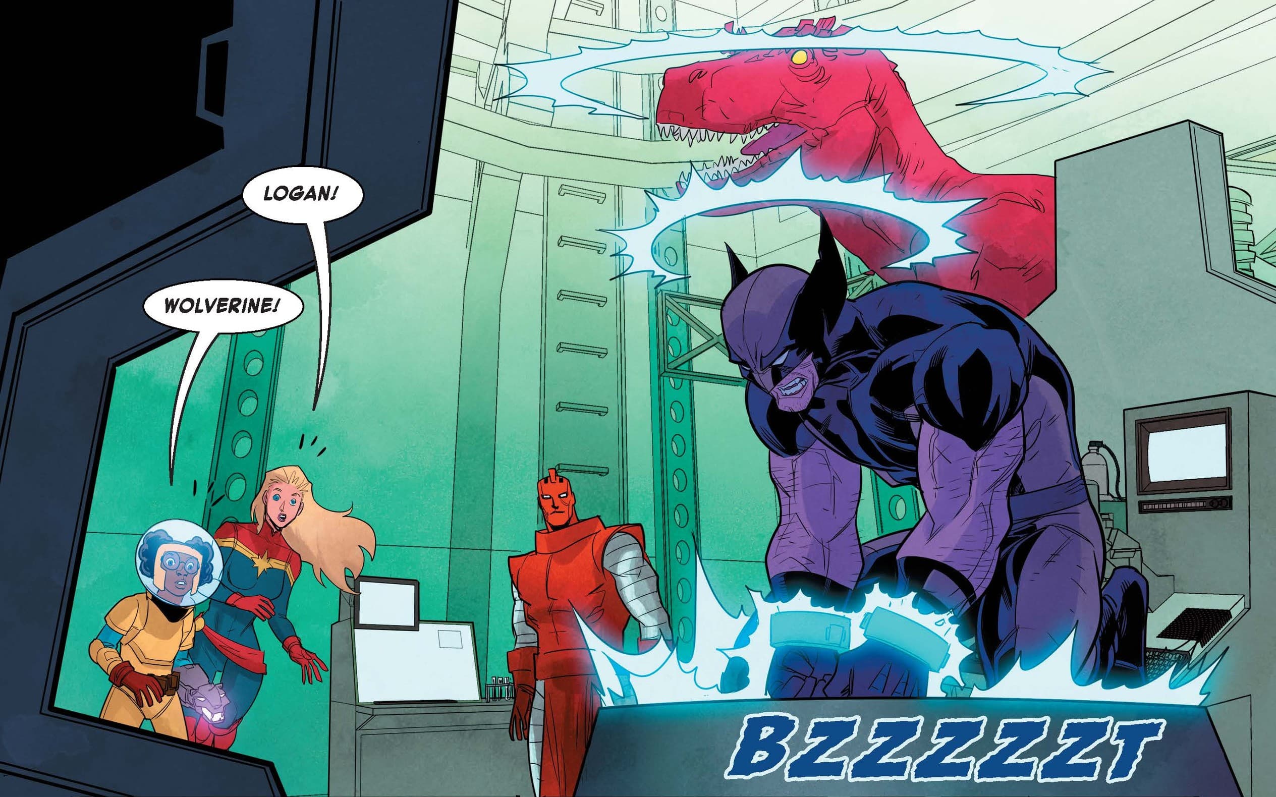 AVENGERS & MOON GIRL (2022) #1 panel by Mohale Mashigo and Bruno Oliveira