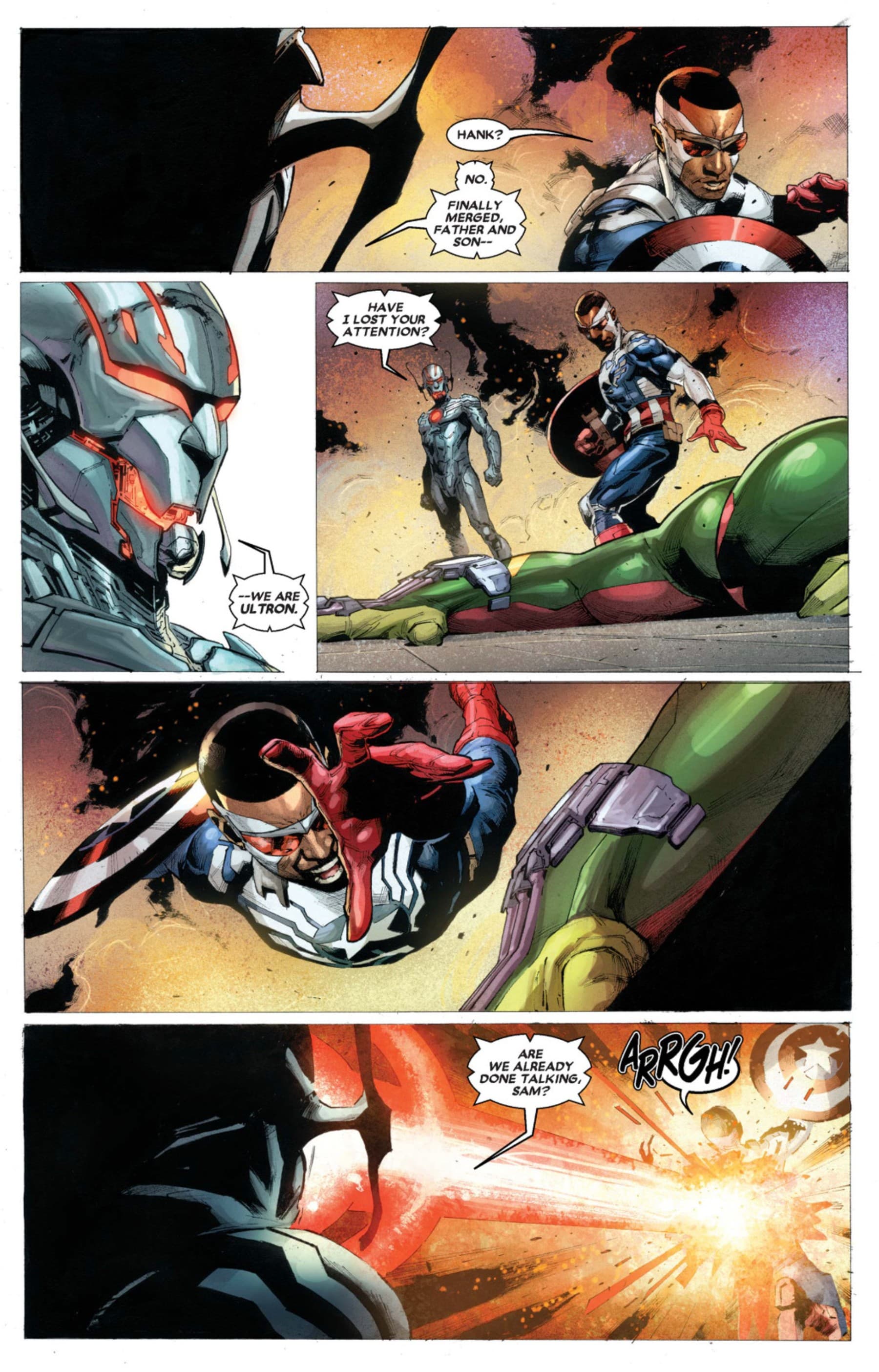 AVENGERS: RAGE OF ULTRON (2015) page by Rick Remender, Jerome Opeña, and Pepe Larraz