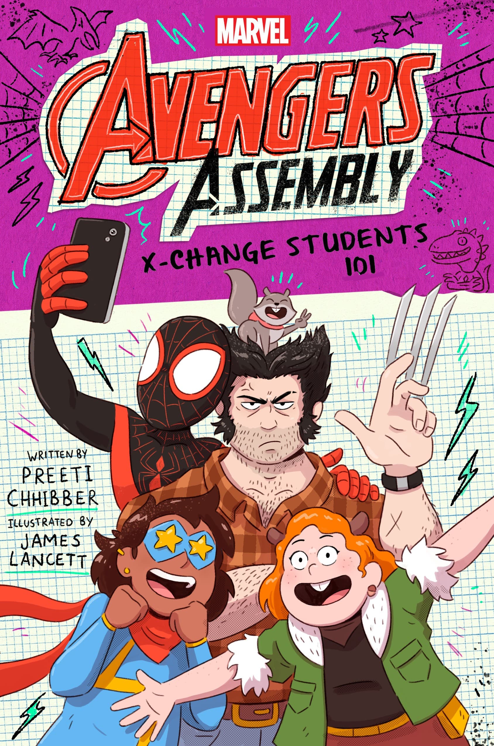 Avengers Assembly: X-Change Students 101 cover by James Lancett