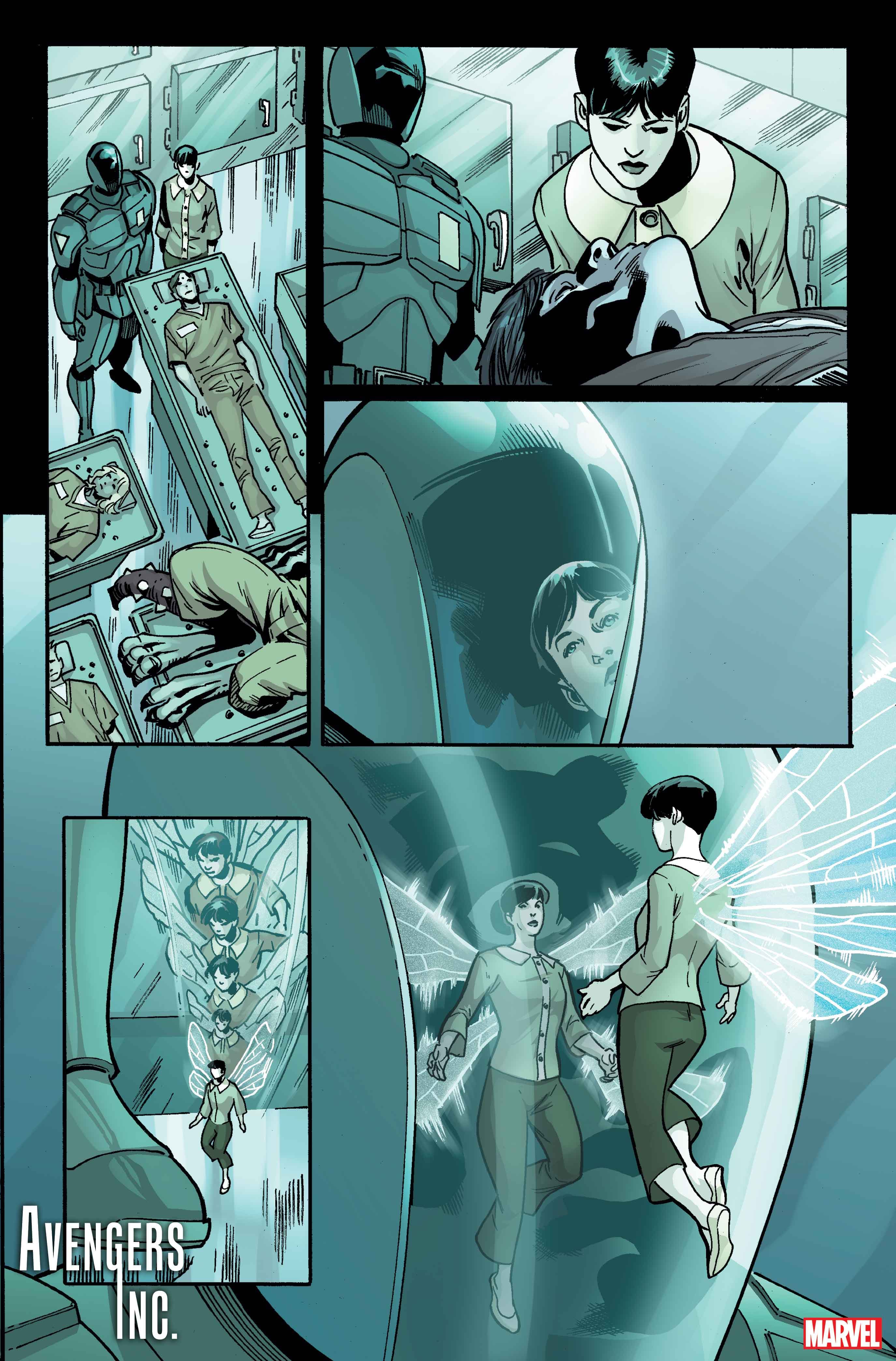 AVENGERS INC. #1 interior artwork by Leonard Kirk