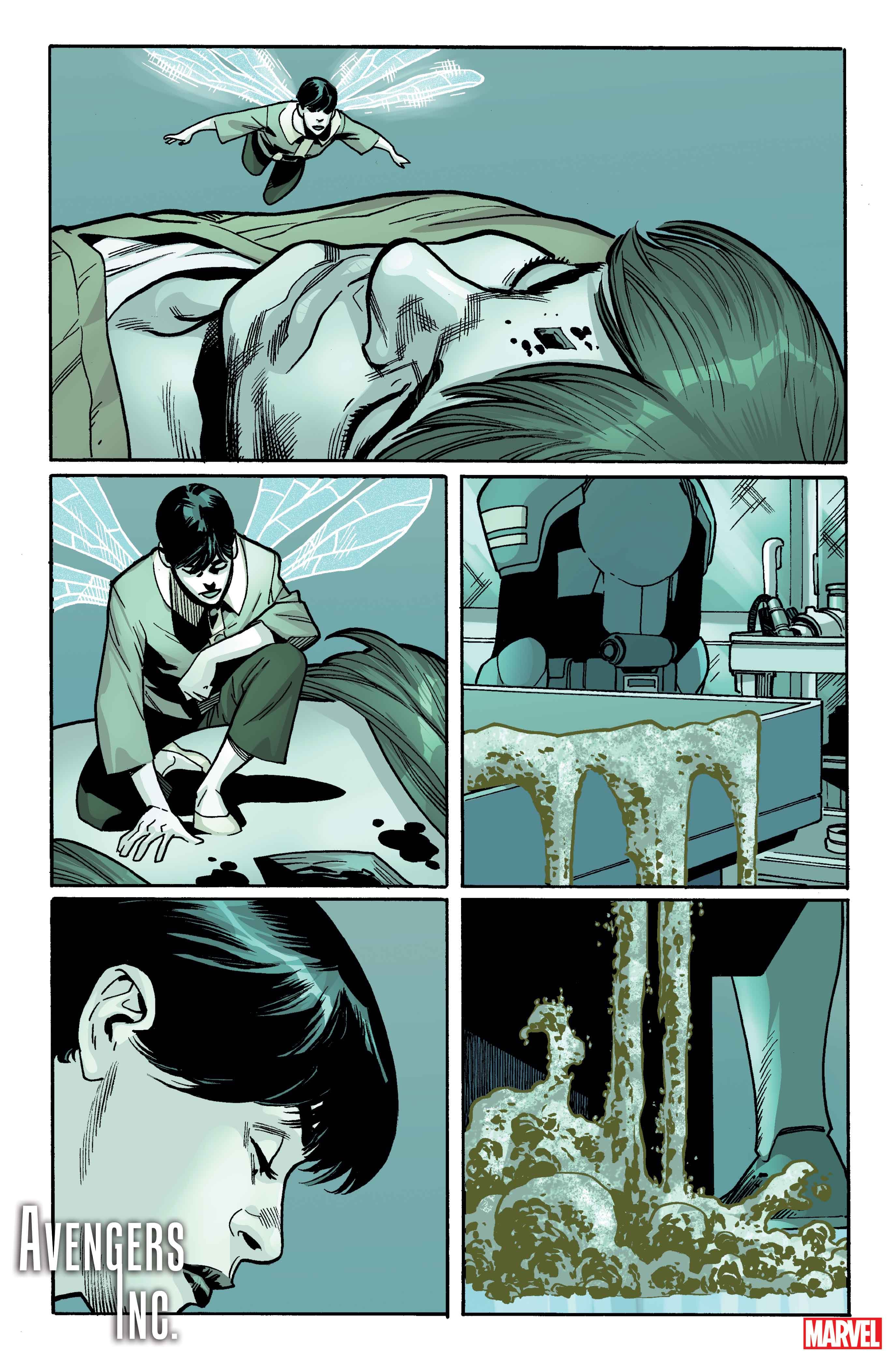 AVENGERS INC. #1 interior artwork by Leonard Kirk