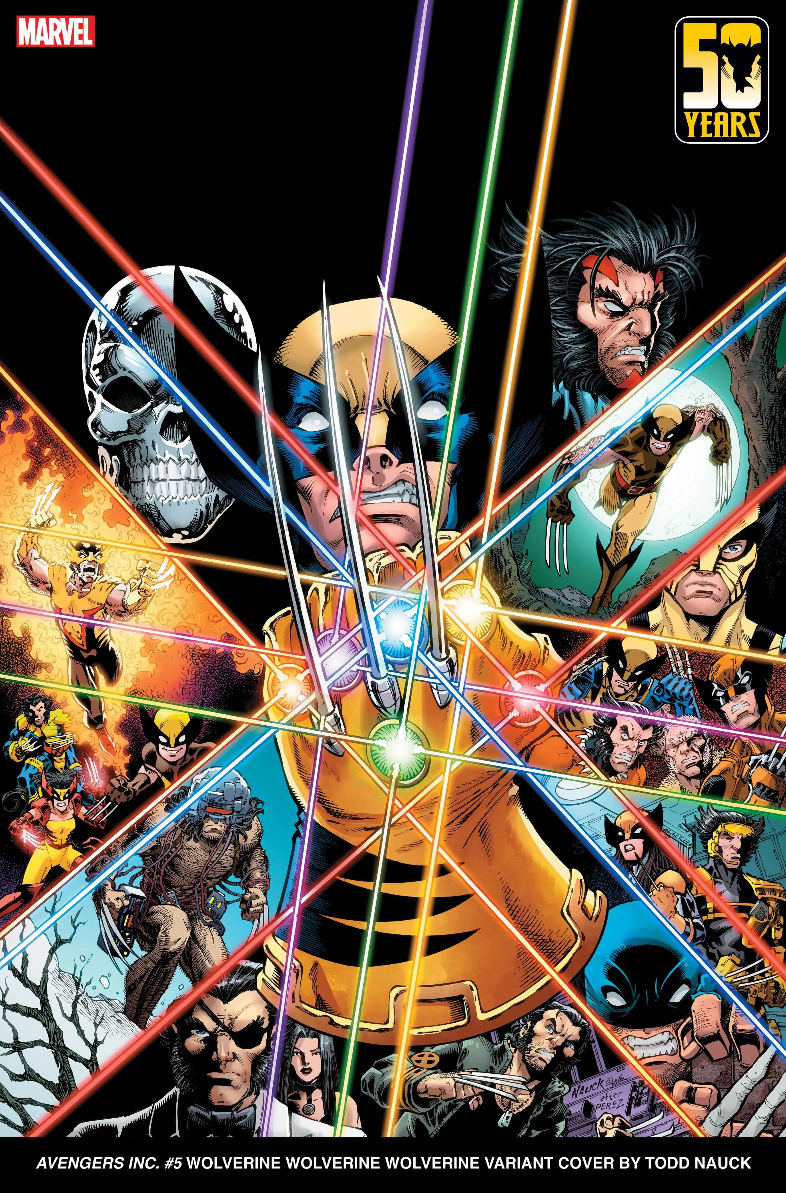 AVENGERS INC. #5 Wolverine Wolverine Wolverine Variant by Todd Nauck