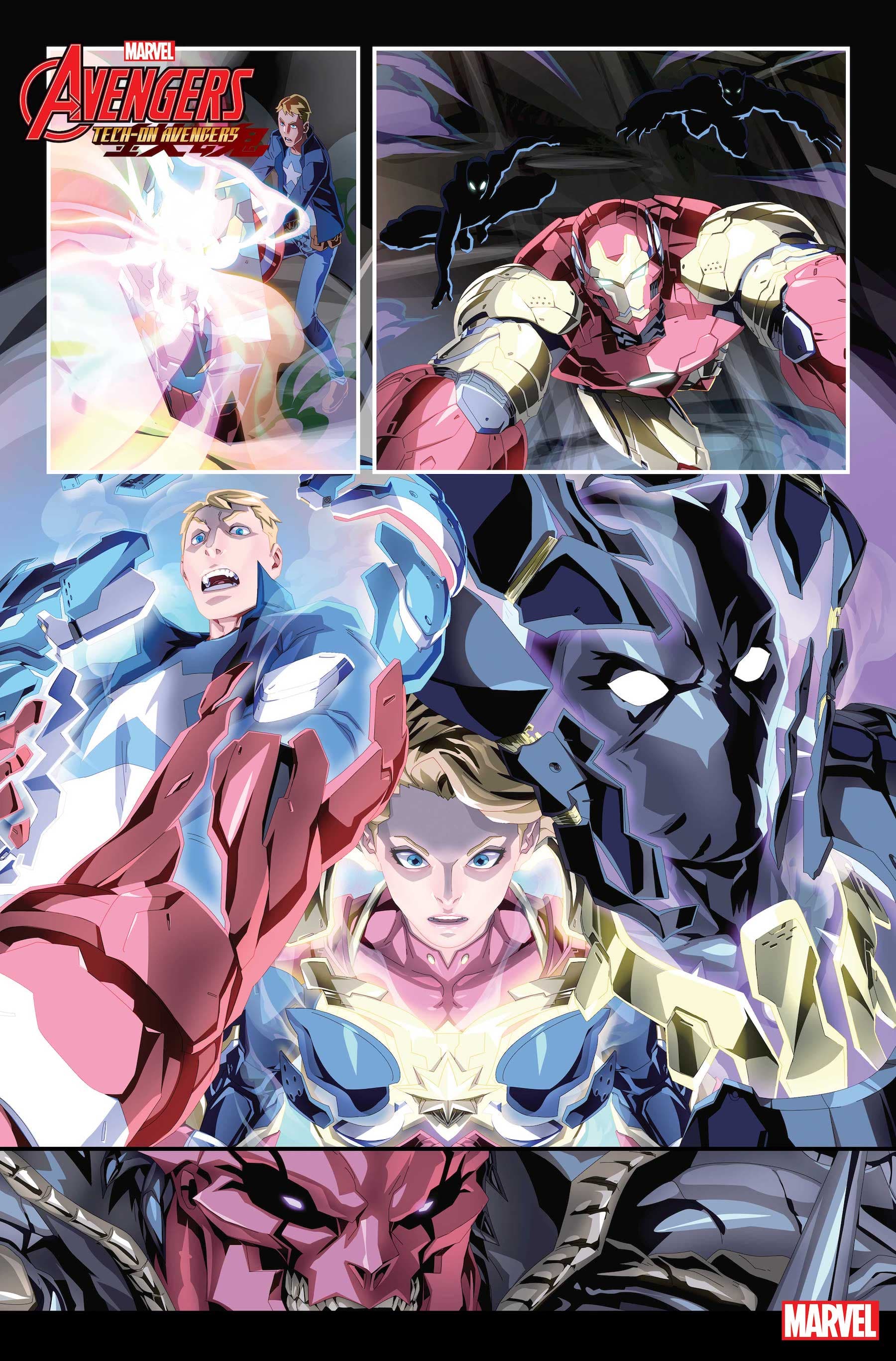 AVENGERS: TECH-ON #1 preview art by Chamba