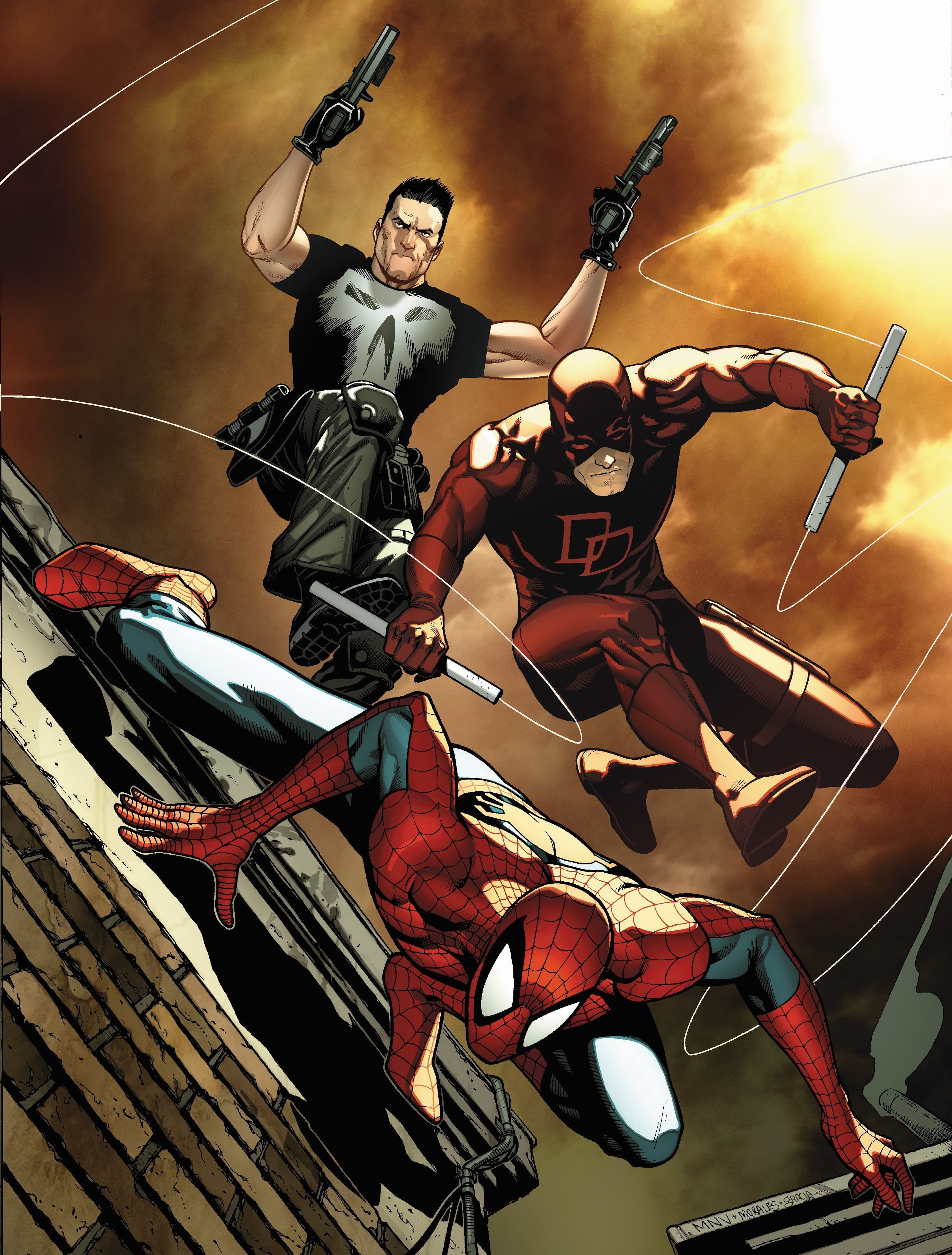 AVENGING SPIDER-MAN (2011) #6 cover by Steve McNiven