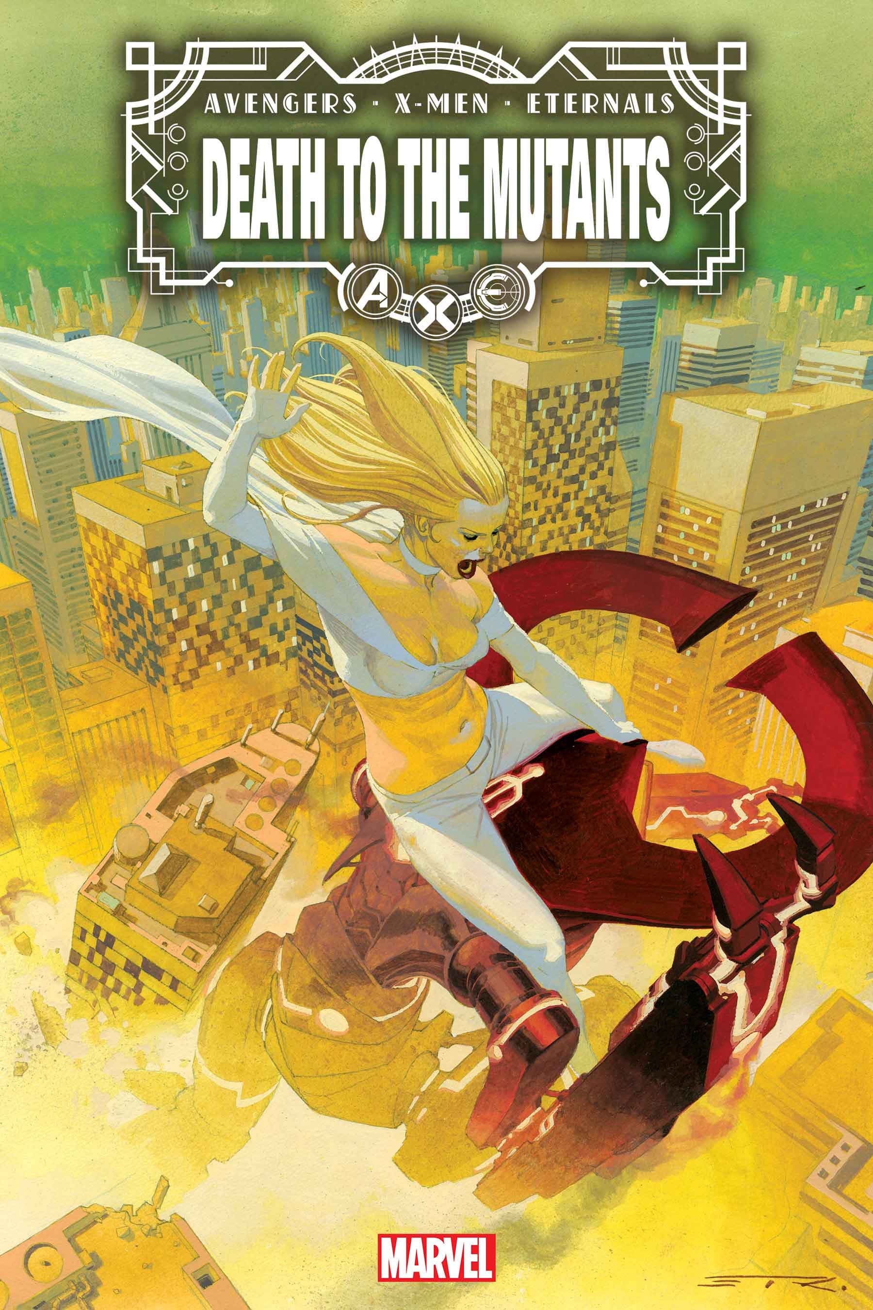 A.X.E.: DEATH TO THE MUTANTS #3 cover by Esad Ribic