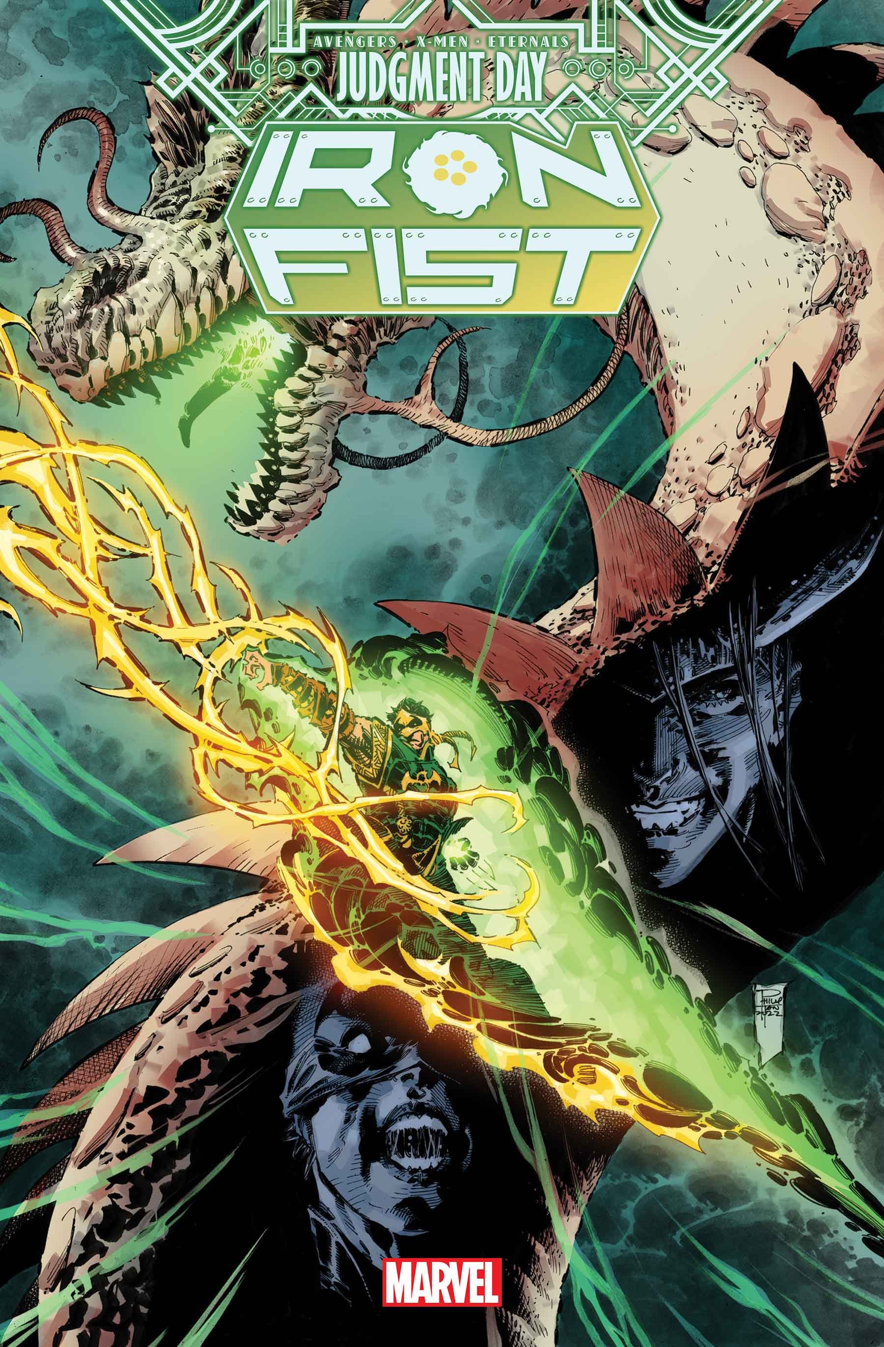 A.X.E.: IRON FIST #1 cover by Philip Tan