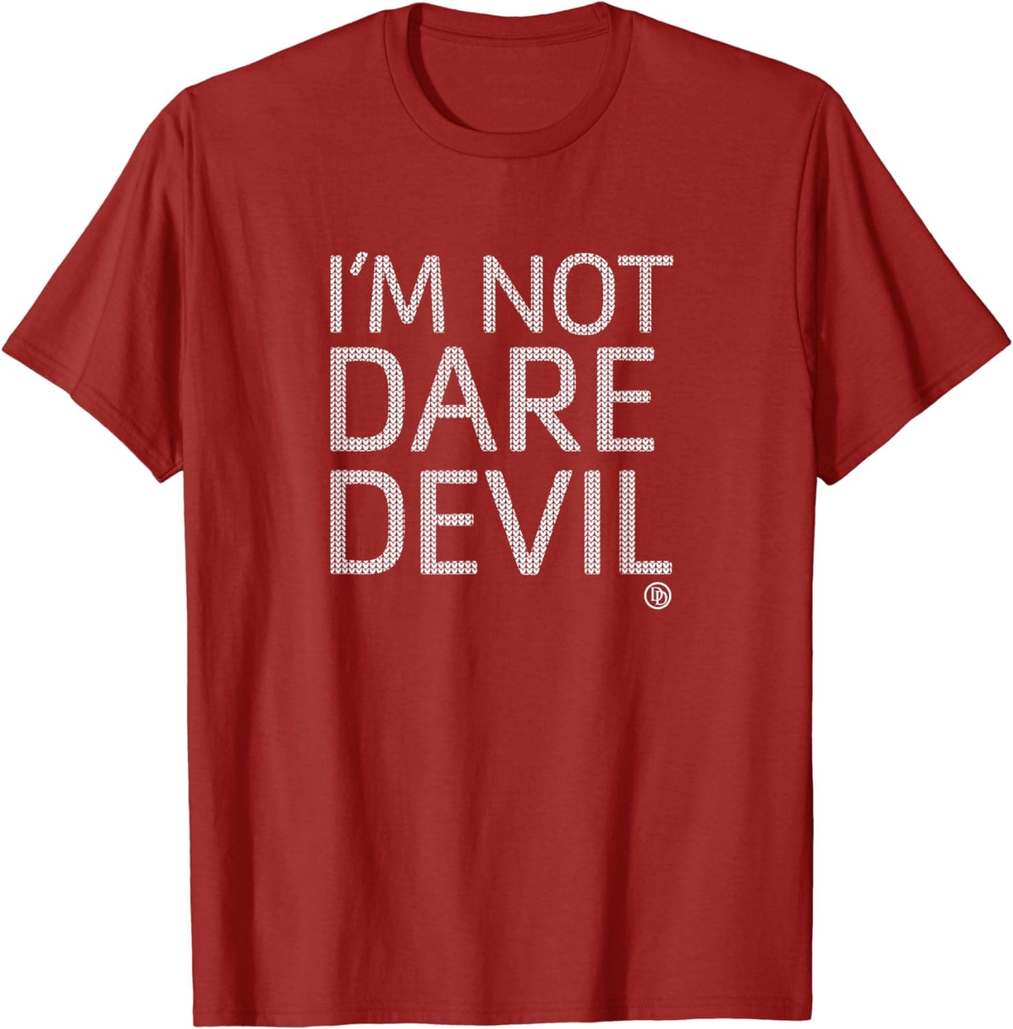 Shop it <a href=https://www.amazon.com/Marvel-Holiday-Daredevil-Sweater-T-Shirt/dp/B08QYHKDXH>here</a>