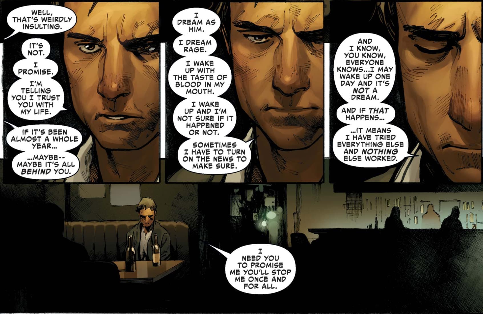 Banner asks Clint for a favor