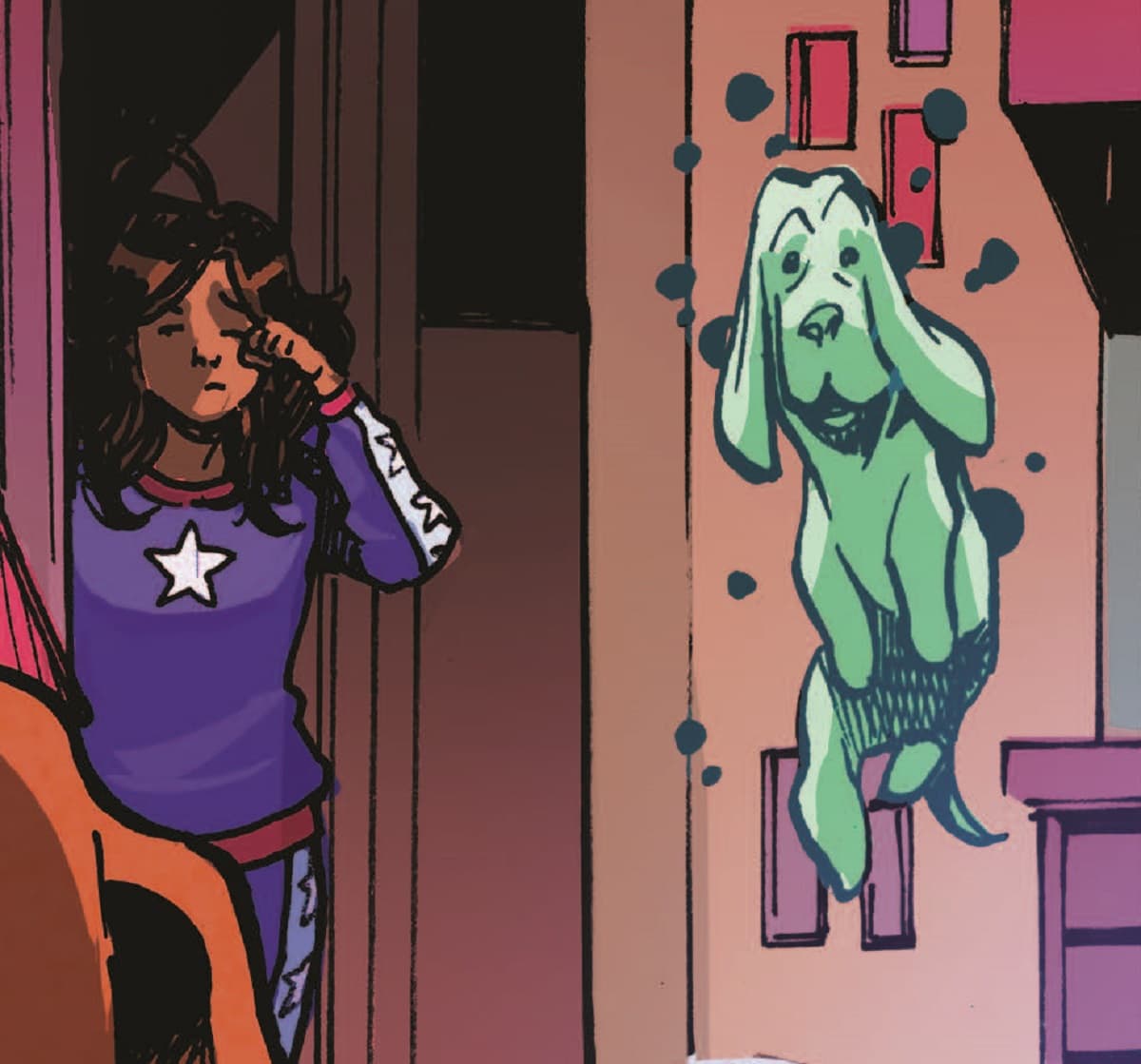 Preview panels from MARVEL MUTTS INFINITY COMIC (2023) #4.