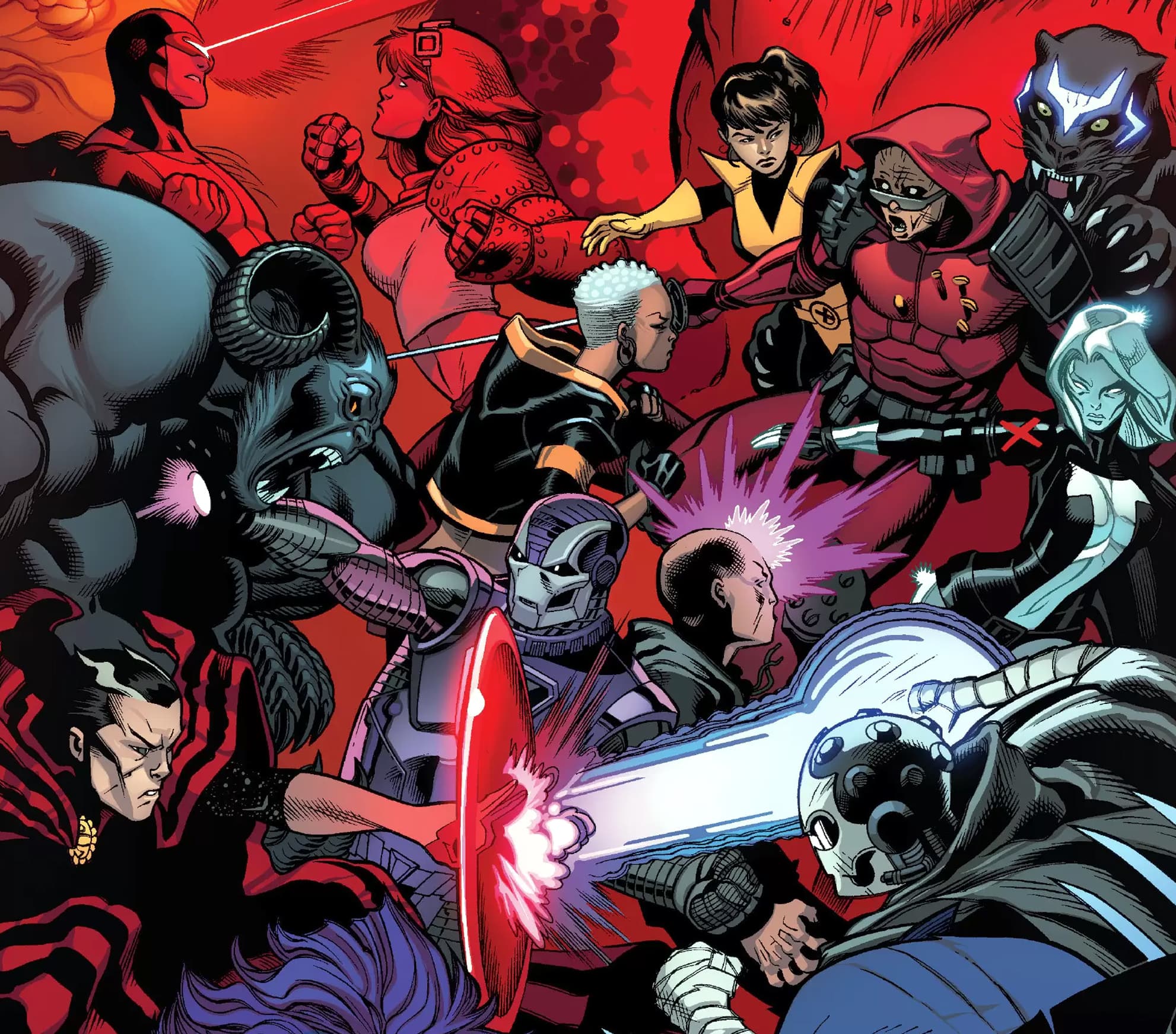 WOLVERINE AND THE X-MEN (2011) #37 cover by Ed McGuinness and Marte Gracia