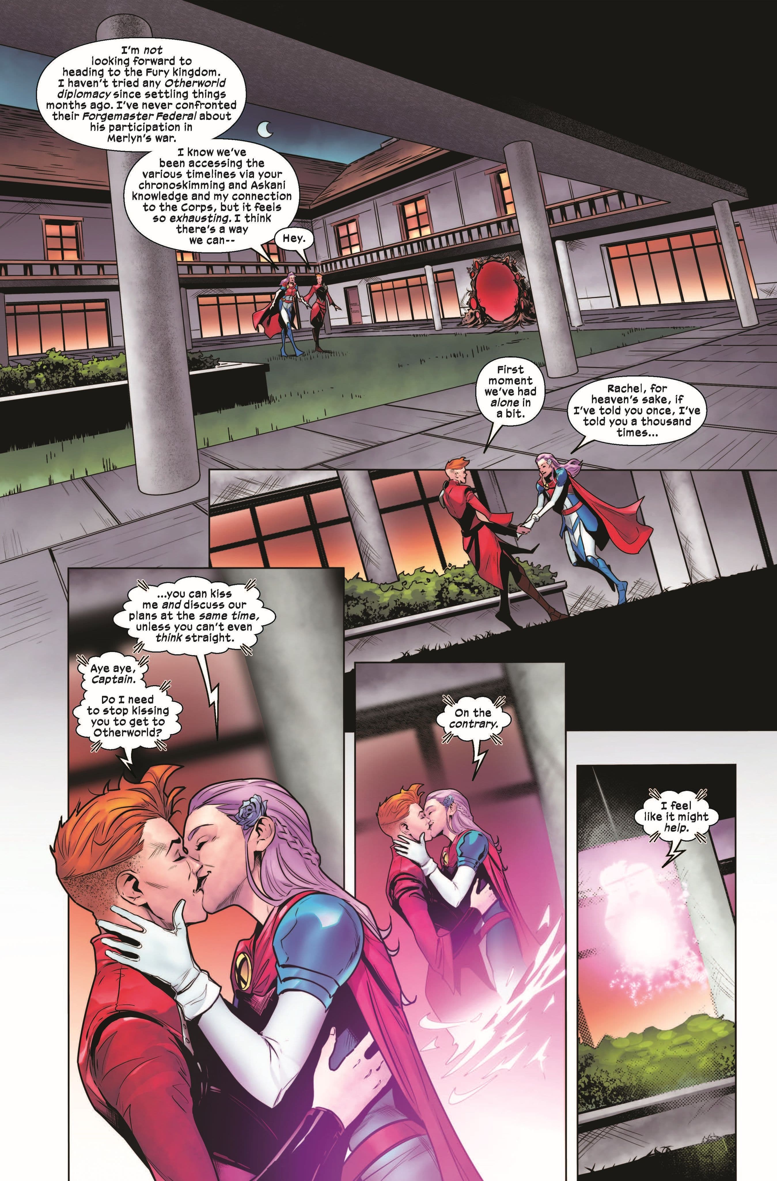 BETSY BRADDOCK: CAPTAIN BRITAIN (2023) #1 page by Tini Howard and Vasco Georgiev