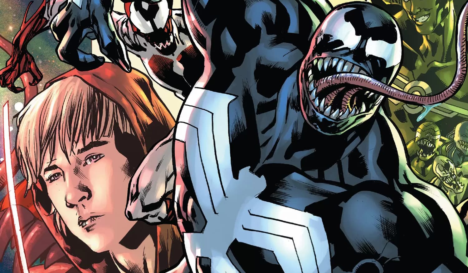 VENOM (2021) #18 cover by Bryan Hitch and Alex Sinclair
