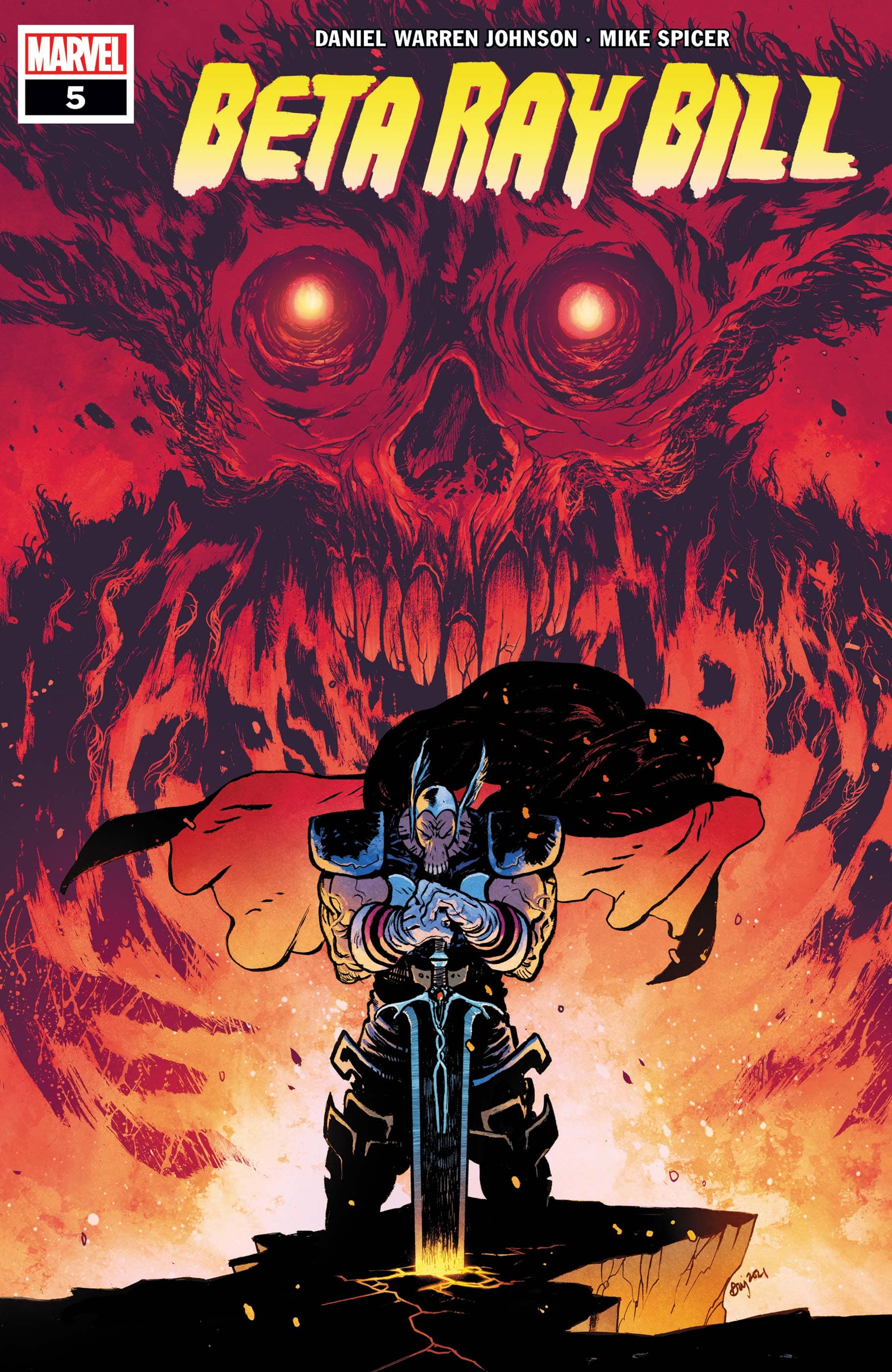 BETA RAY BILL #5 cover by Daniel Warren Johnson