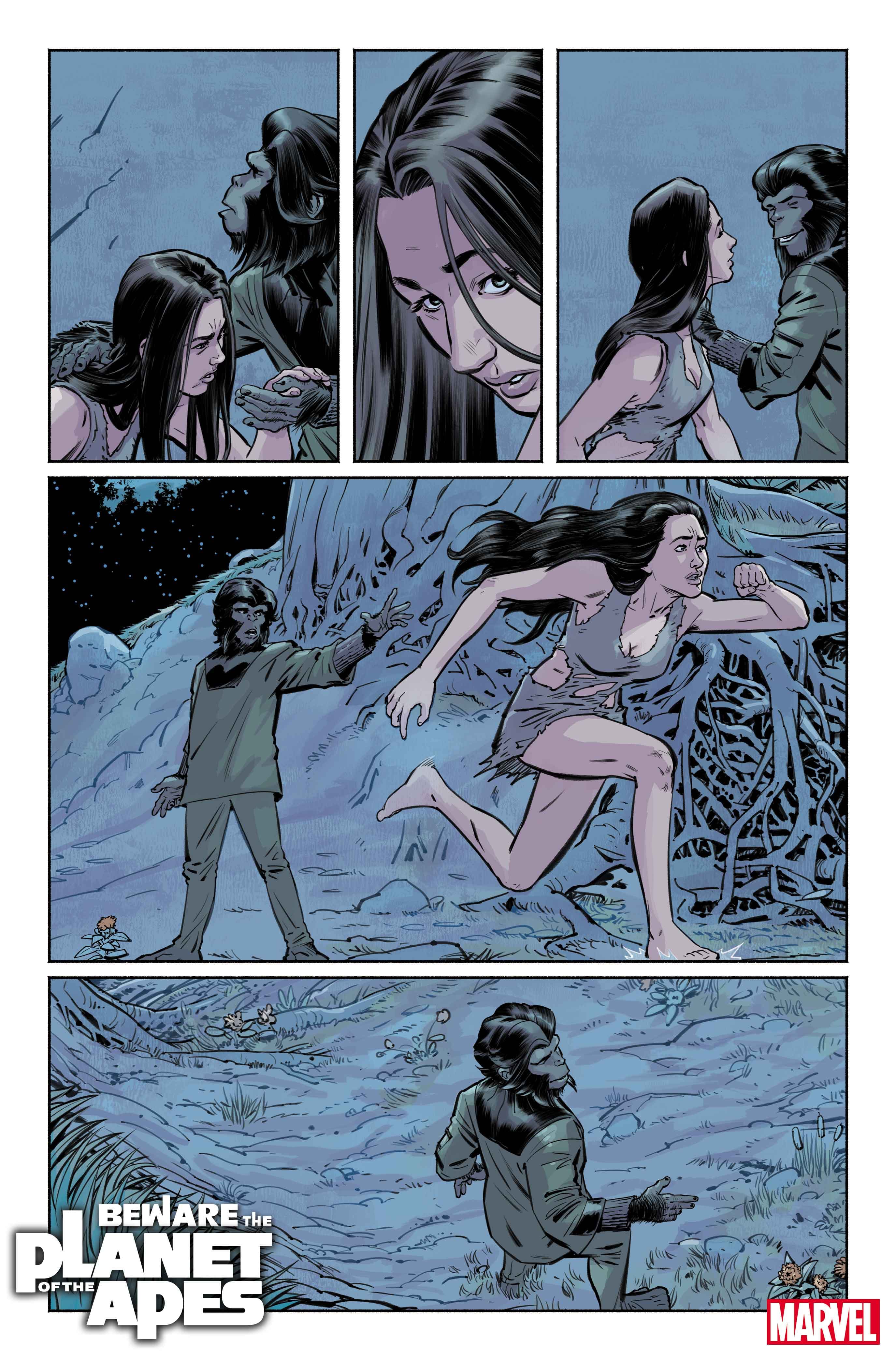 BEWARE THE PLANET OF THE APES #1 interior artwork by Álvaro López