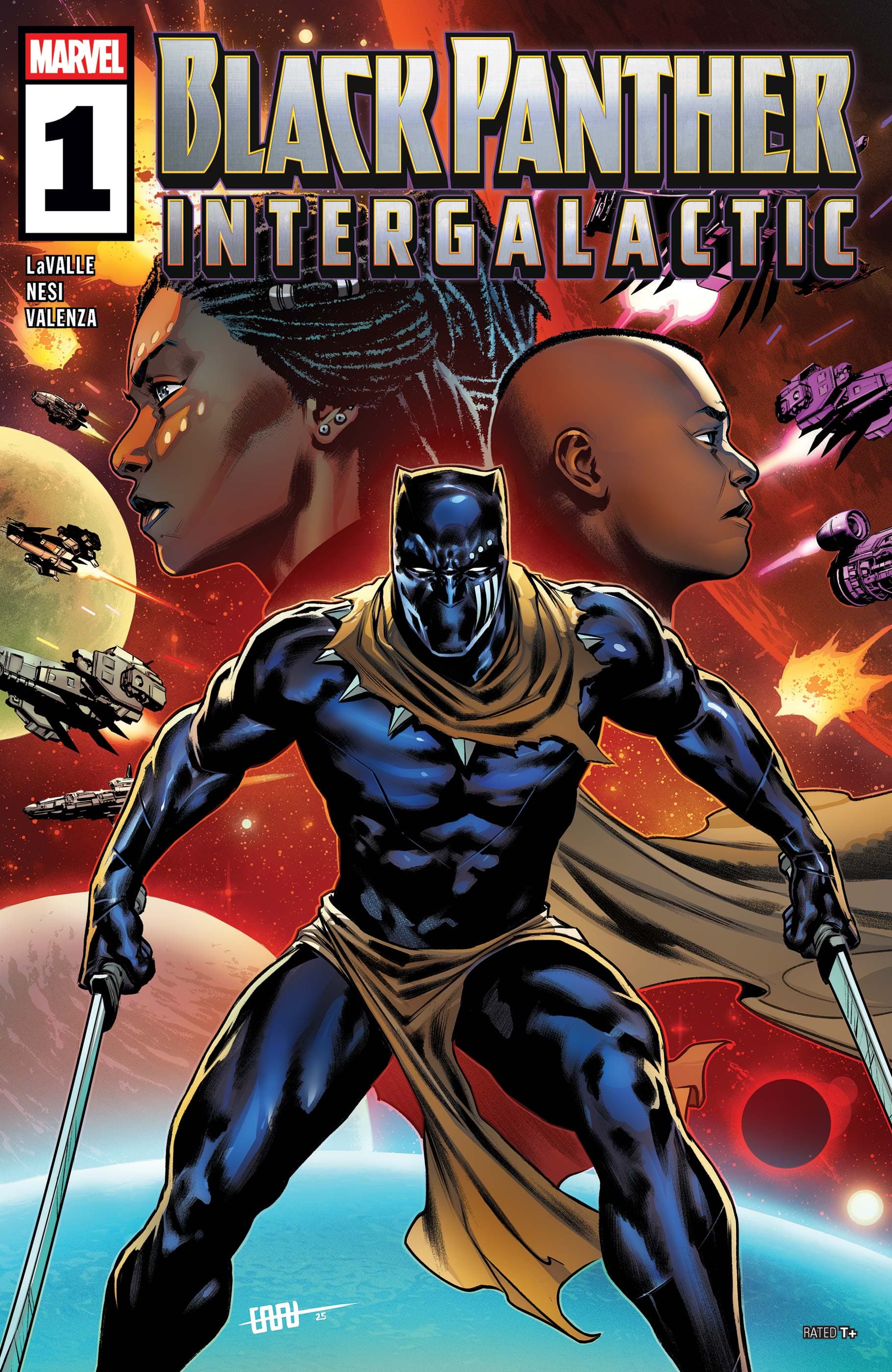 BLACK PANTHER: INTERGALACTIC (2025) #1 cover by Cafu