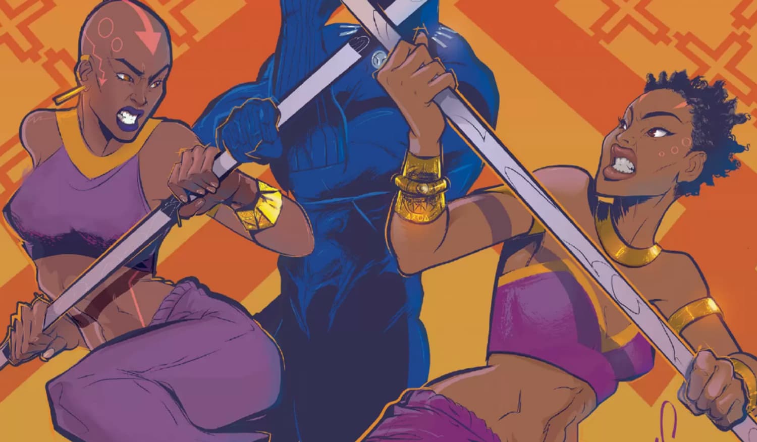 BLACK PANTHER: WORLD OF WAKANDA (2016) #2 cover by Afua Richardson