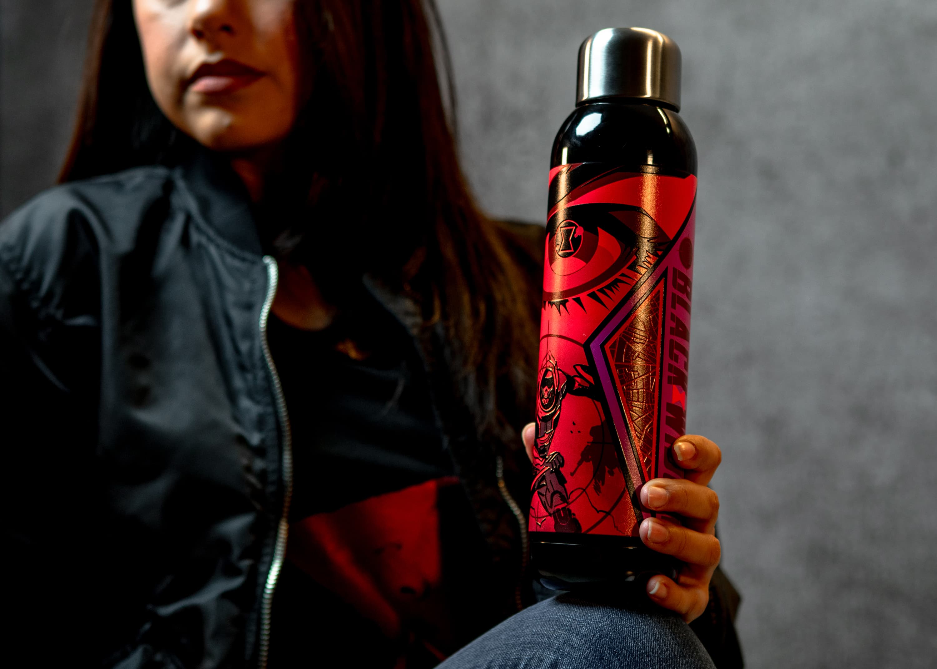 Black Widow Stainless Steel Water Bottle