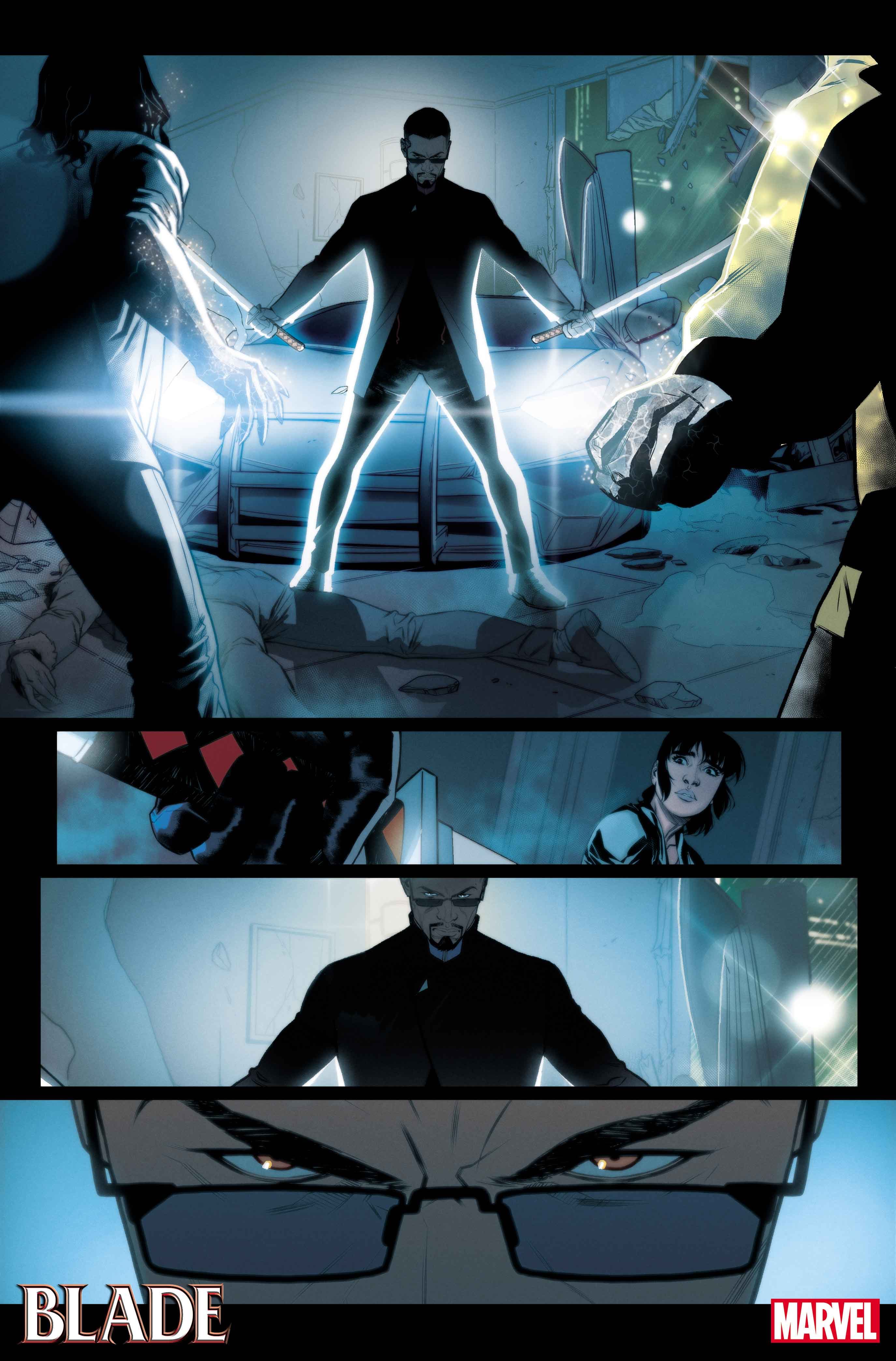 BLADE #1 interior artwork by Elena Casagrande & Jordie Bellaire