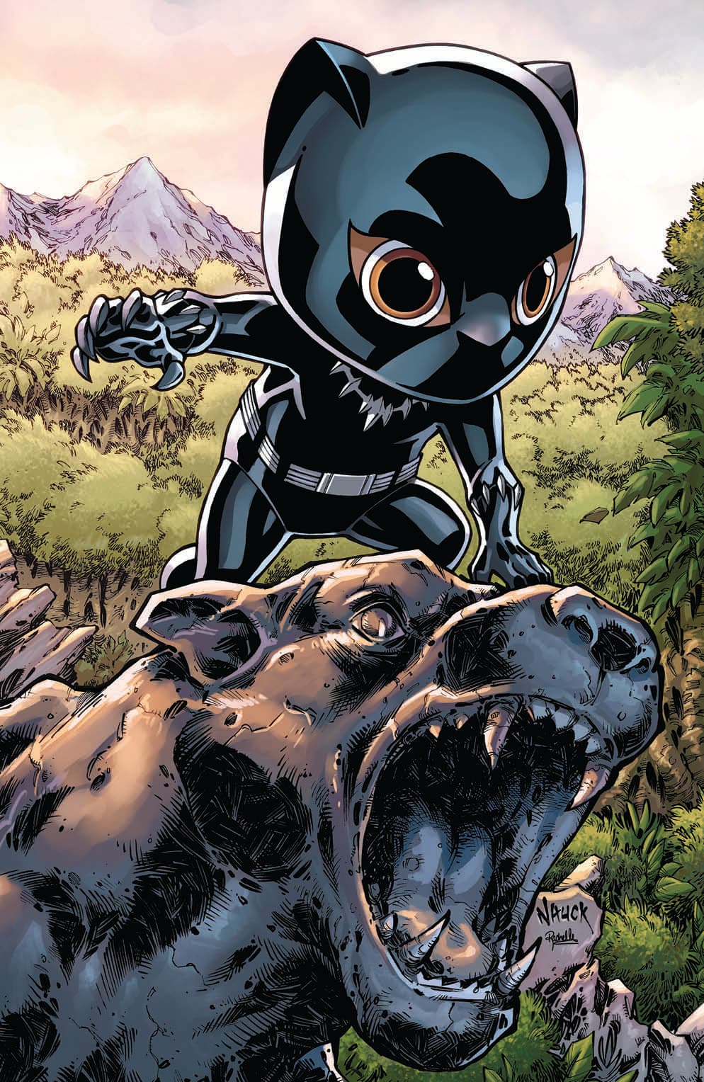 BLACK PANTHER #16 Variant by Todd Nauck