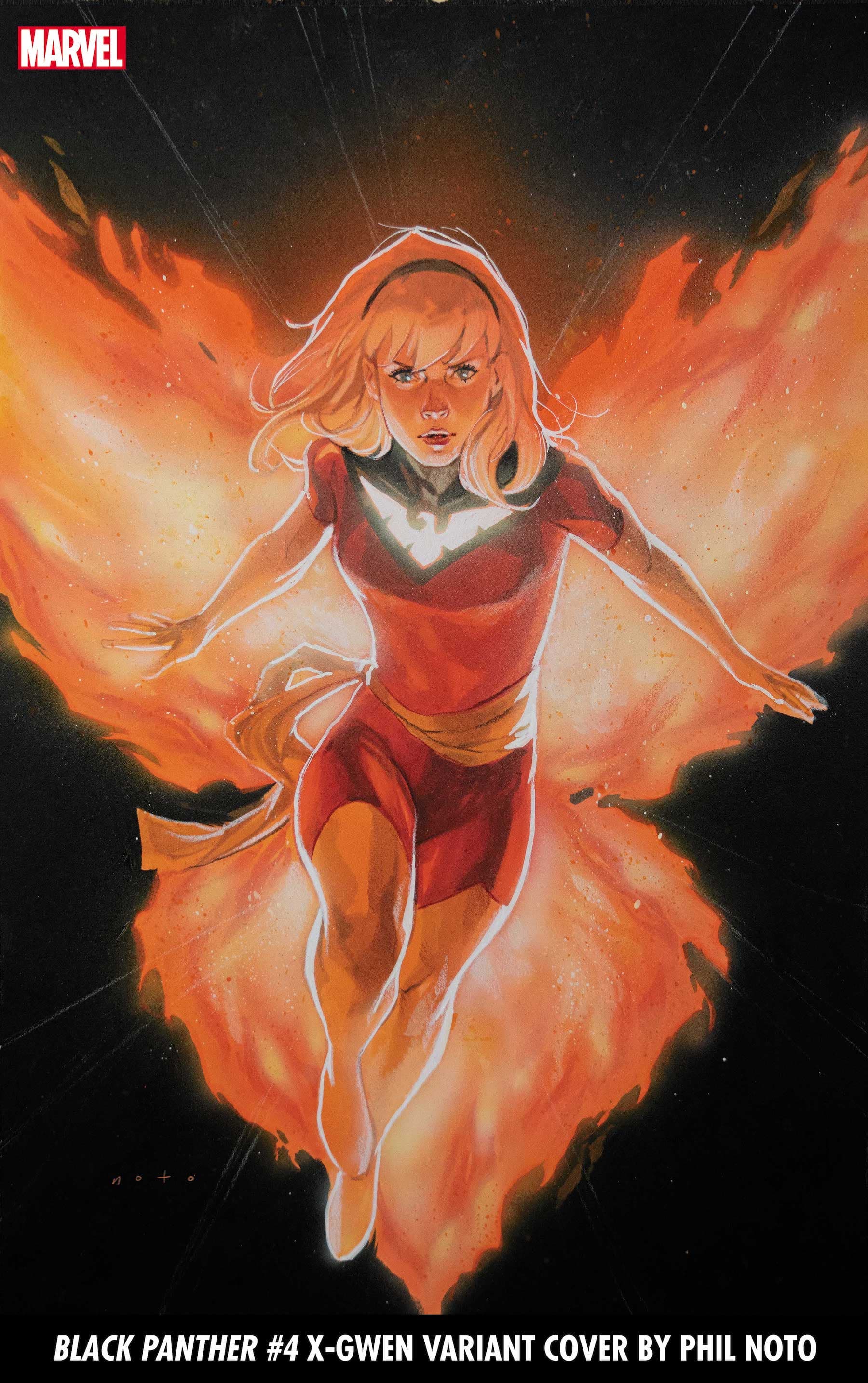 Black Panther #4 X-Gwen Variant Cover by PHIL NOTO