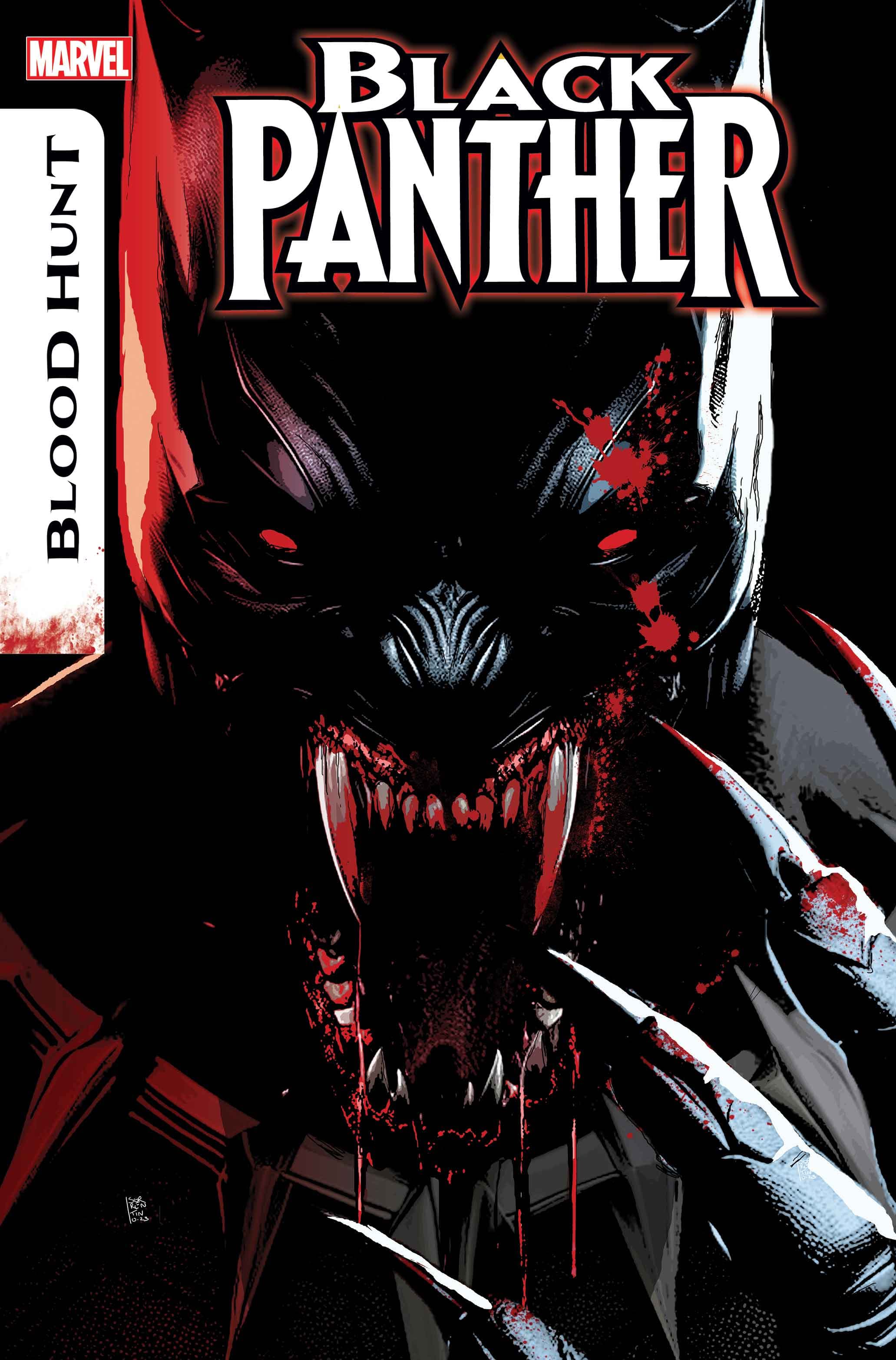 BLACK PANTHER: BLOOD HUNT #1 cover by Andrea Sorrentino