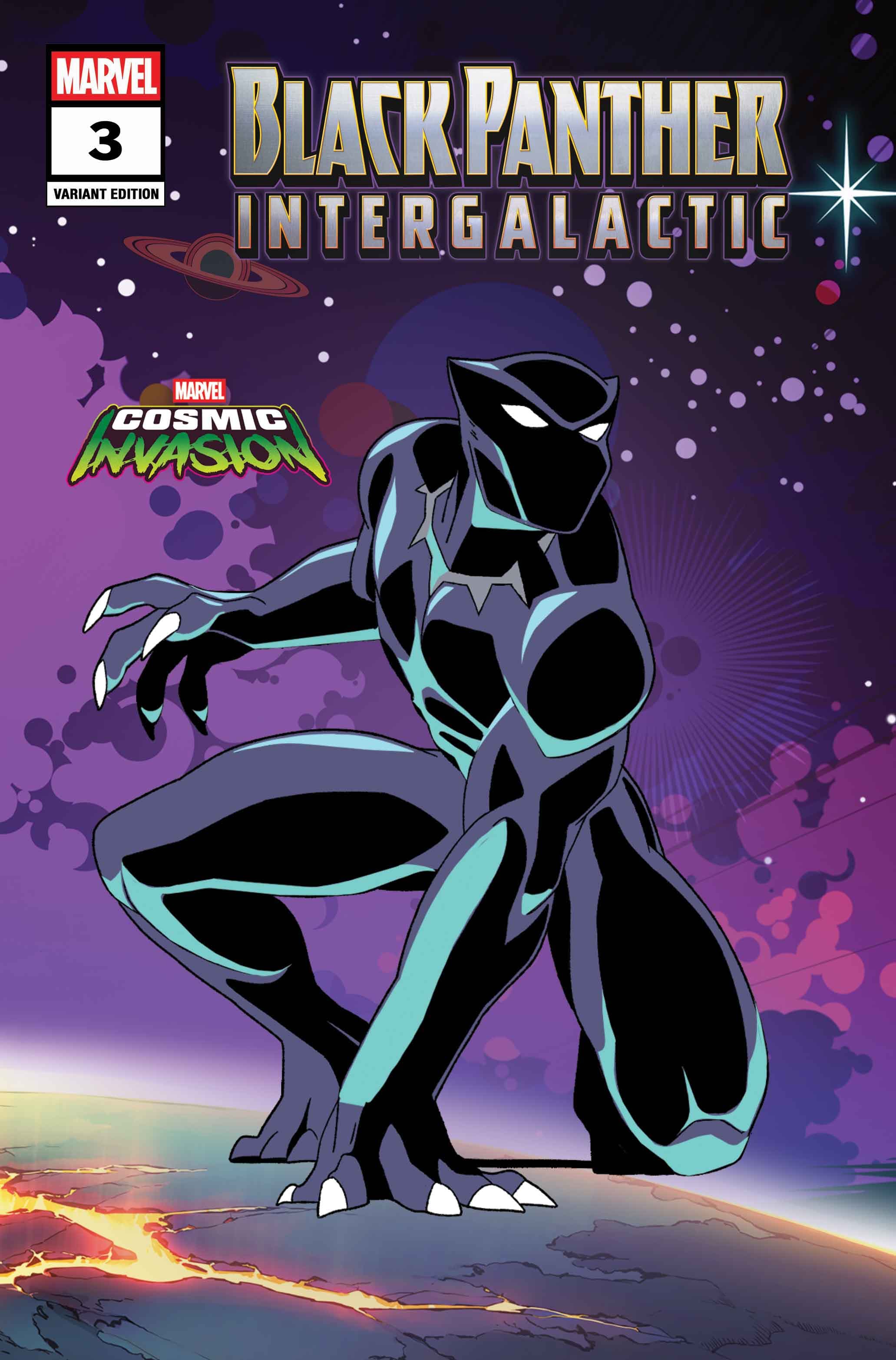 BLACK PANTHER: INTERGALACTIC #3 Marvel Cosmic Invasion Variant Cover