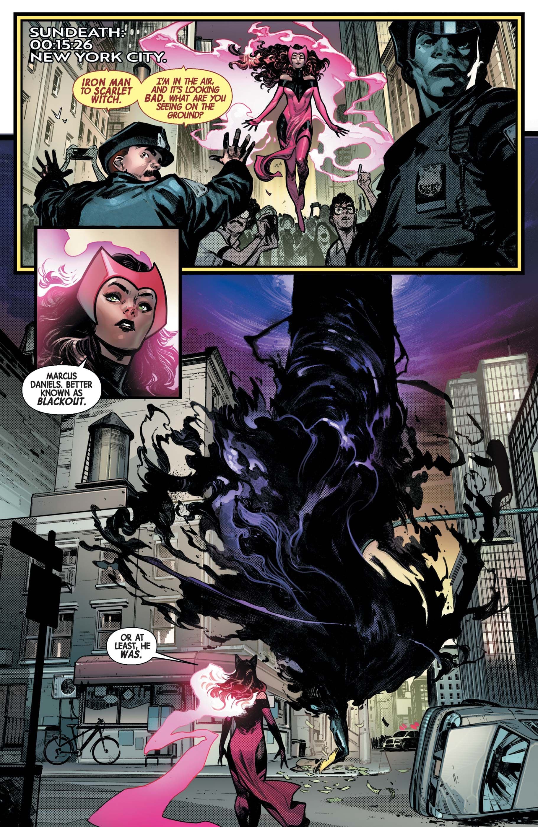 BLOOD HUNT (2024) #1 page by Jed MacKay and Pepe Larraz