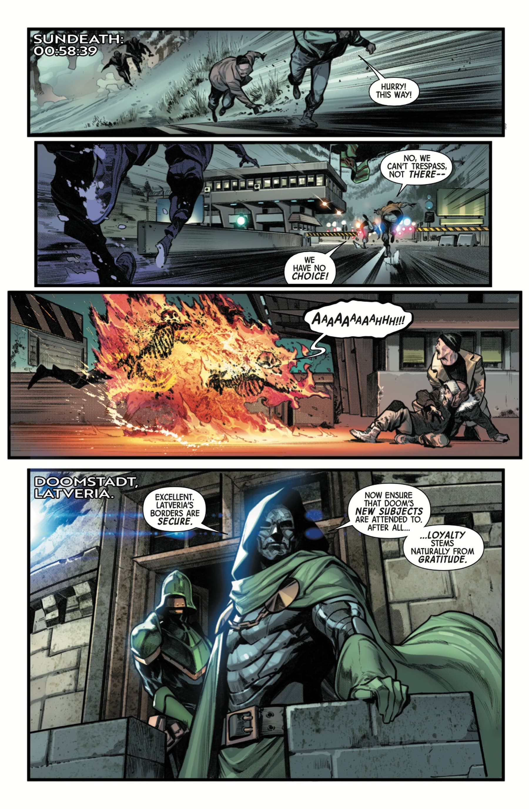 BLOOD HUNT (2024) #1 page by Jed MacKay and Pepe Larraz