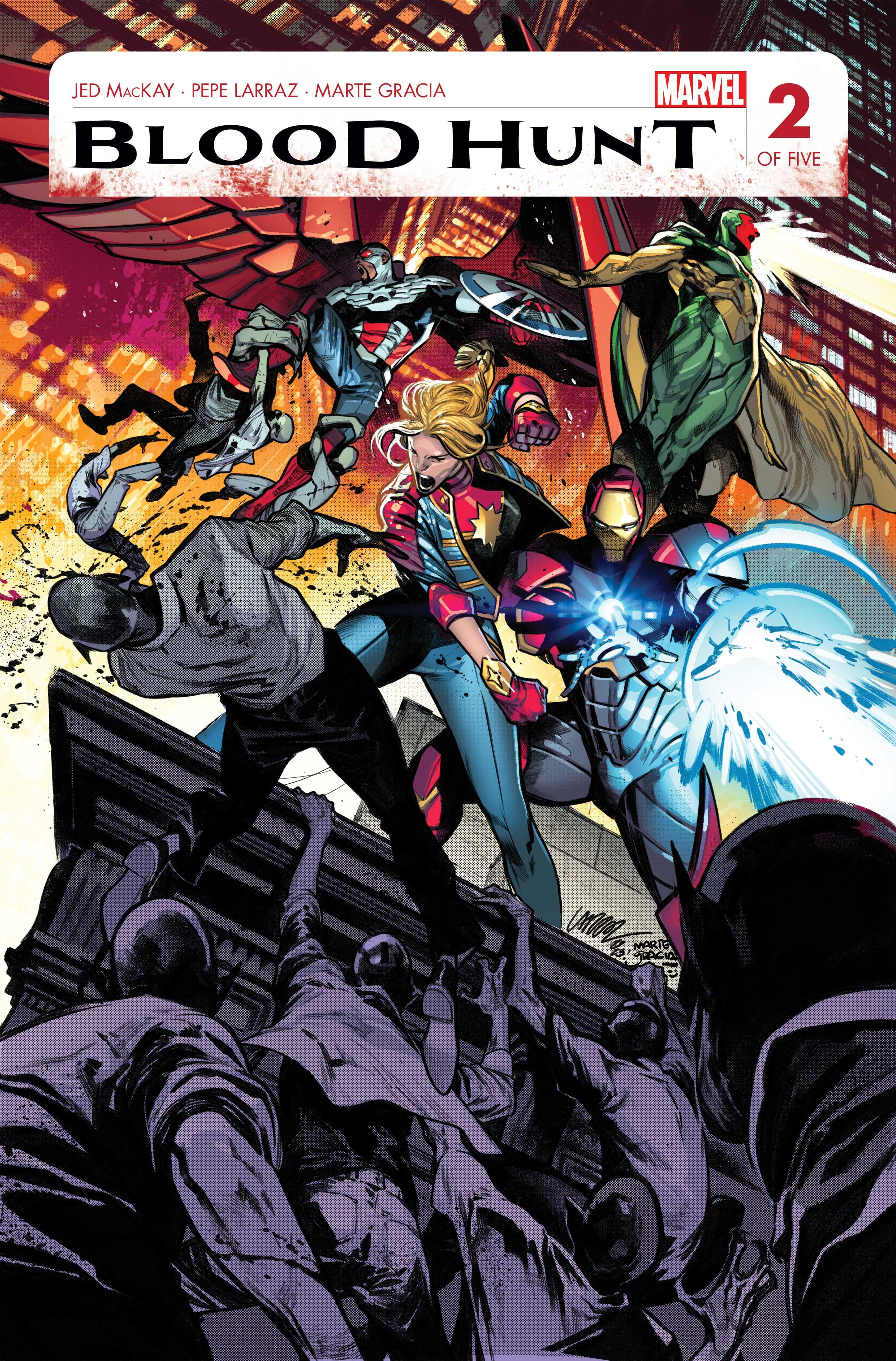 Blood Hunt' #2 Cover Shows the Avengers Are Bloody, Battered, and