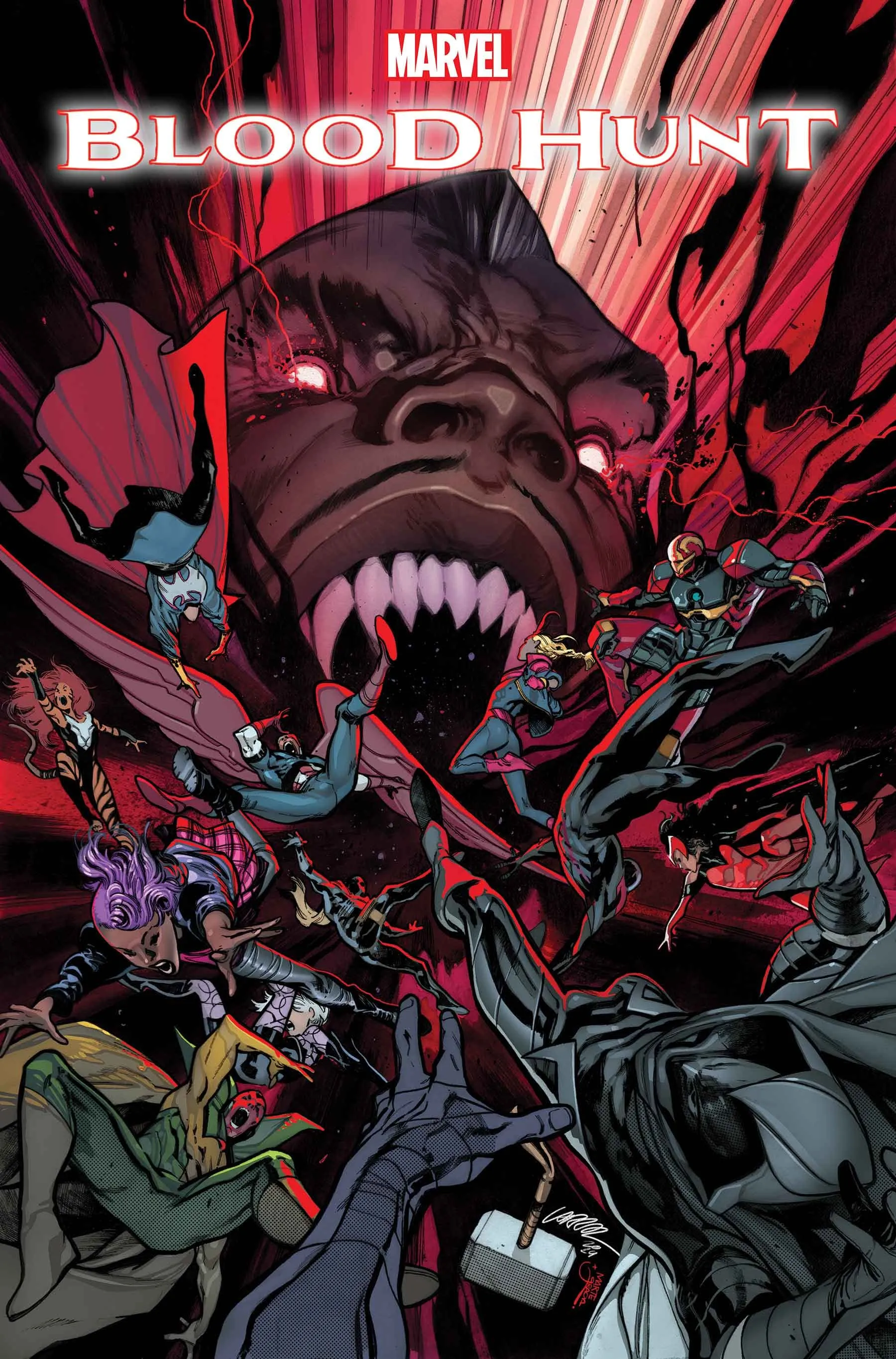 BLOOD HUNT #5 cover by Pepe Larraz